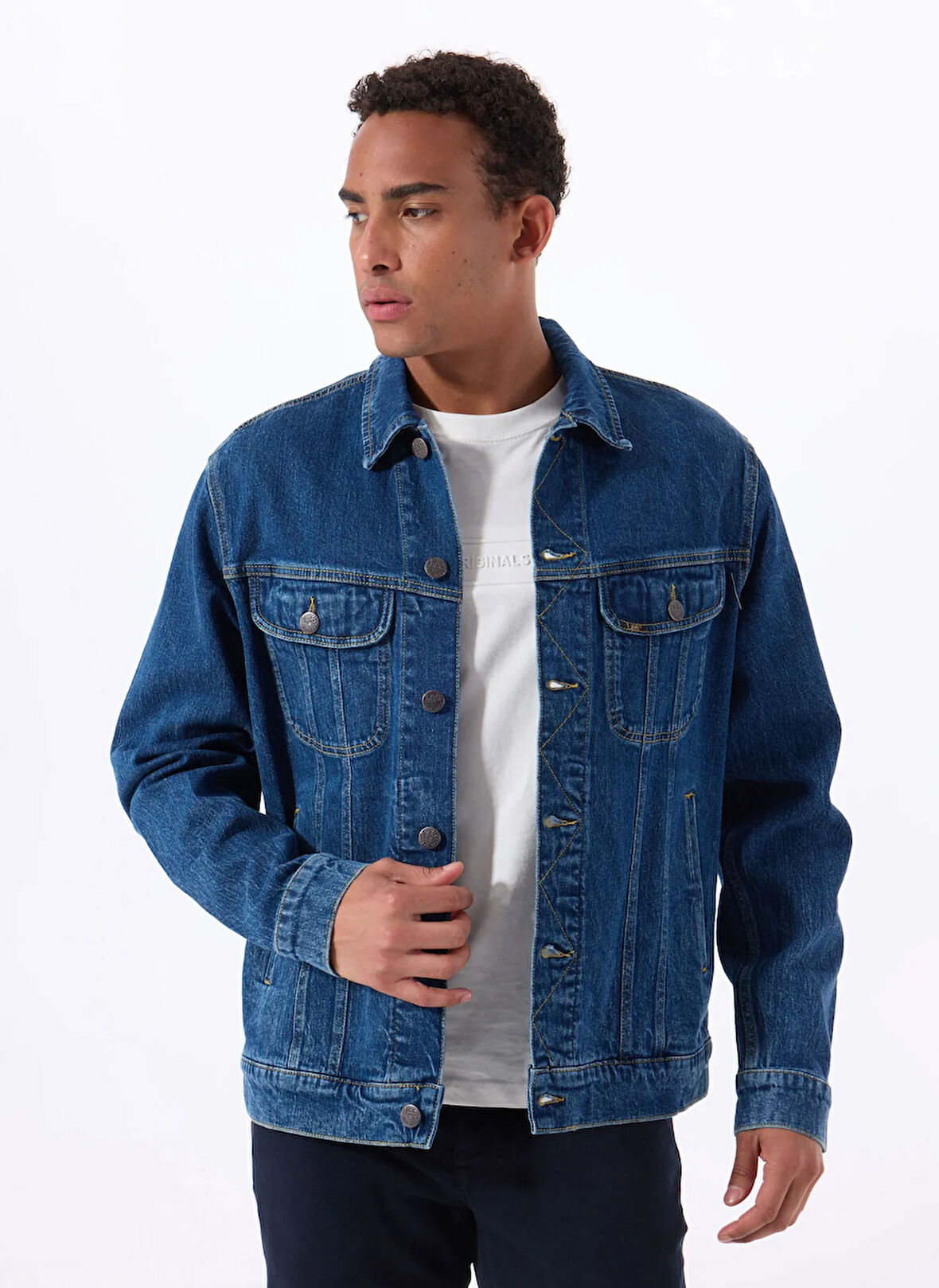 Lee Erkek Denim Ceket L2510106381 Denim Ceket