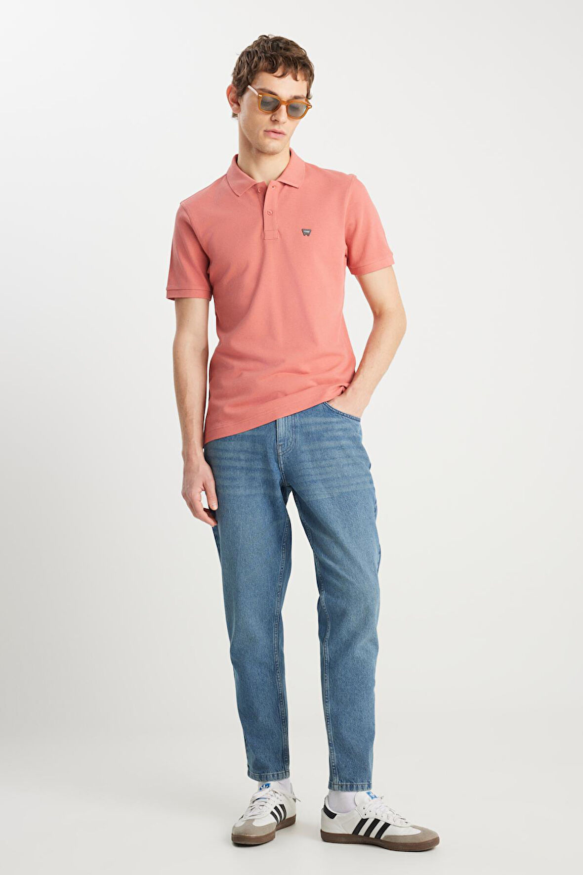 Lee %100 Pamuk Frank Relaxed Fit Geniş Kesim İndigo Jean Denim Erkek Pantolon FRNK00013381