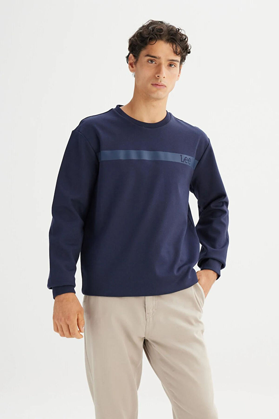 Lee Erkek Interlock Sweatshirt L242499411