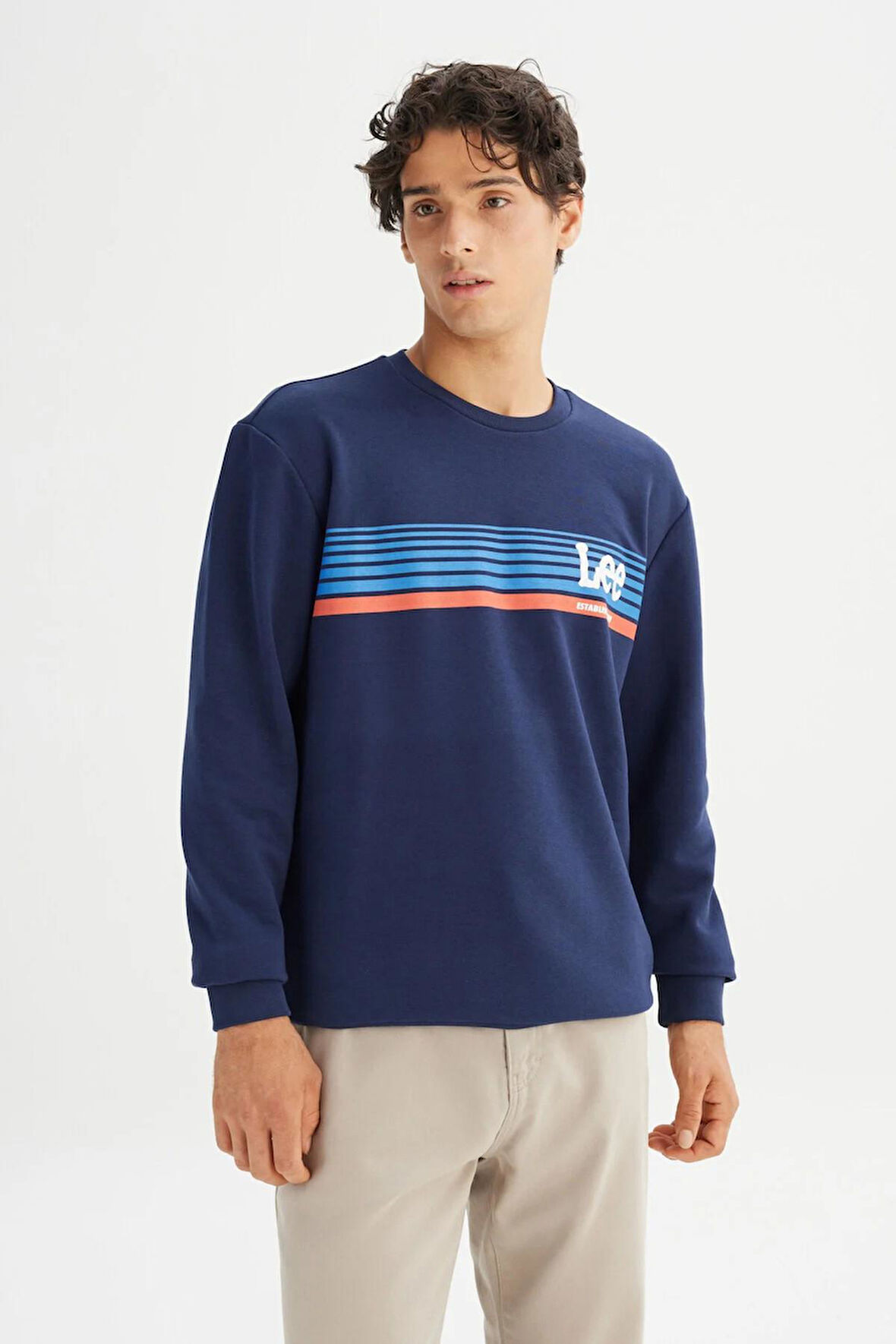 Lee Erkek Baskılı Sweatshirt L2520099411