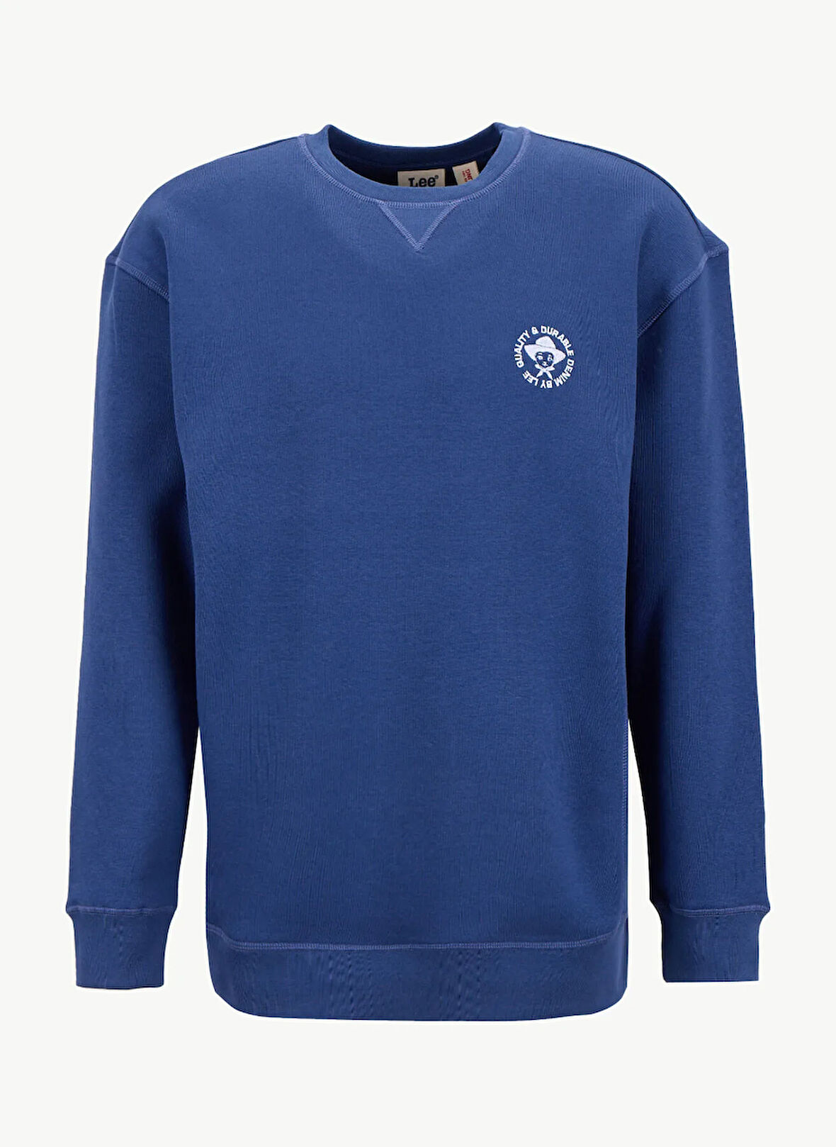 Lee Bisiklet Yaka Lacivert Erkek Sweatshırt L2520091422 Lacivert Sweatshirt