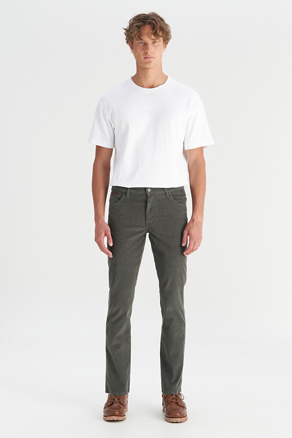 Pamuklu Texas Slim Fit Dar Kesim Cepli Esnek Kadife Pantolon