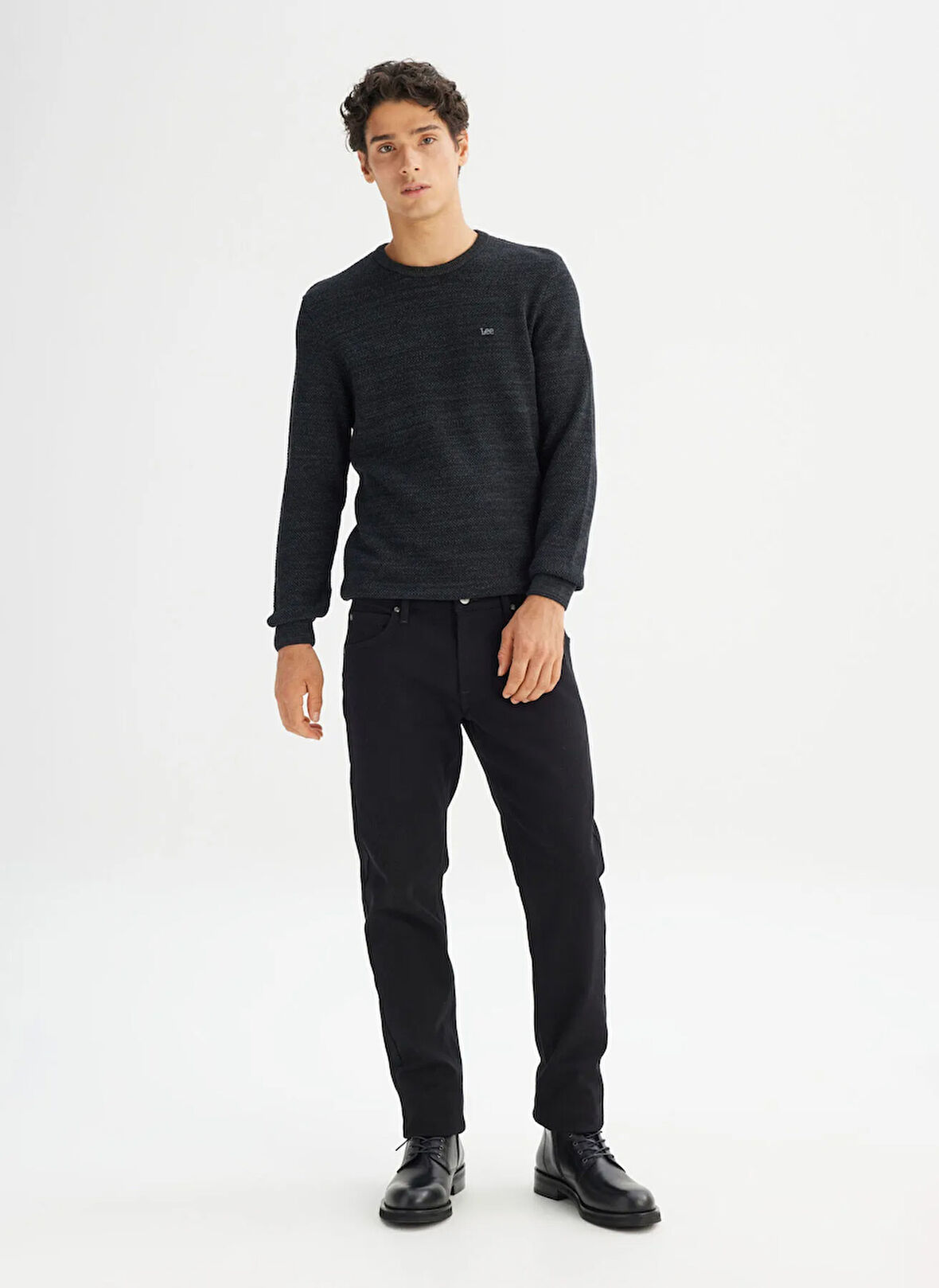 Lee Normal Bel Straight Siyah Erkek Denim Pantolon ML706HFAE Siyah Denim Pantolon