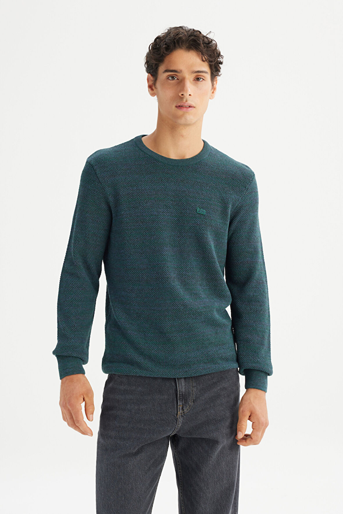 Pamuklu Regular Fit Normal Kesim Bisiklet Yaka Triko Kazak