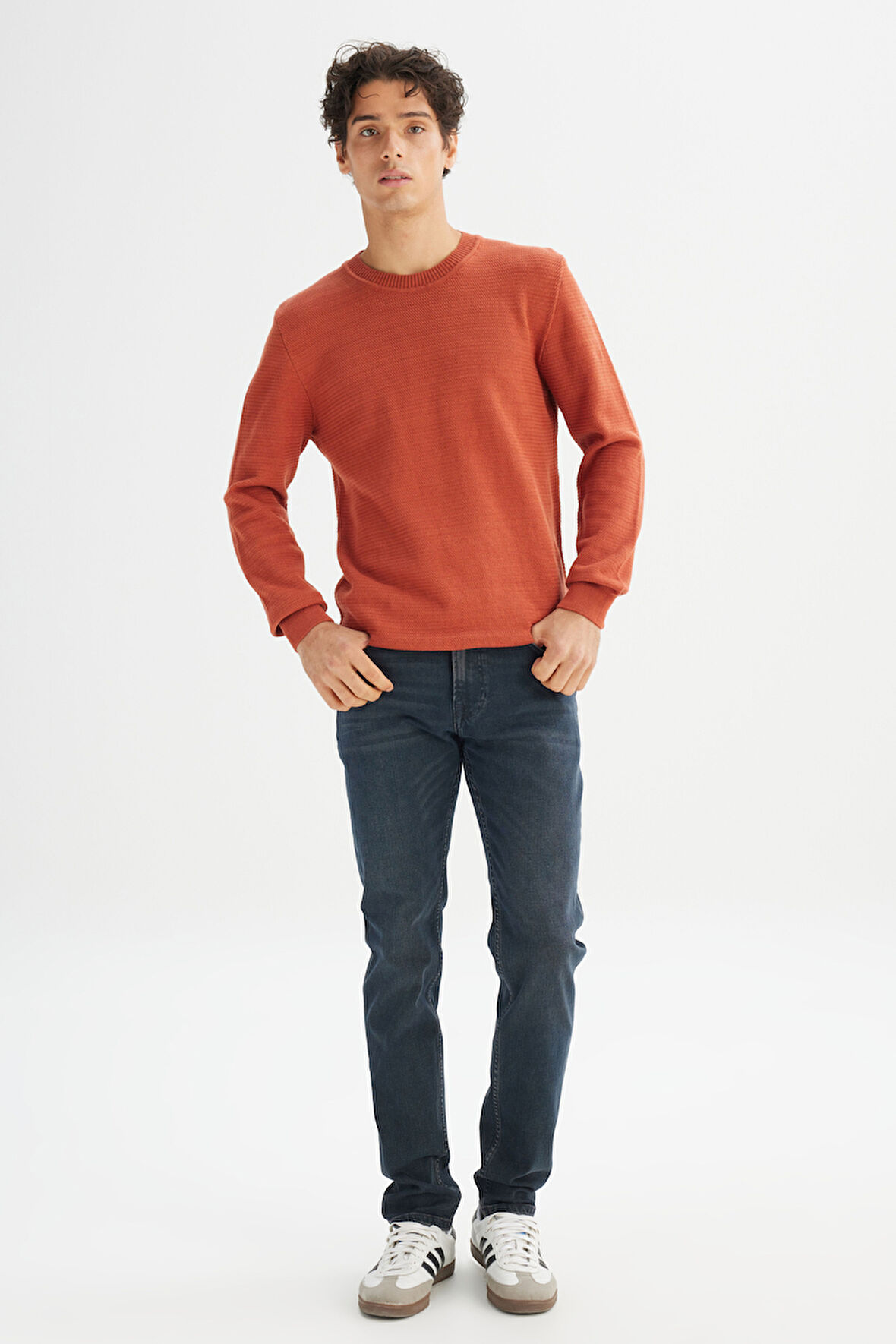 Pamuklu Slim Fit Dar Kesim Esnek Jean Denim Kot Pantolon