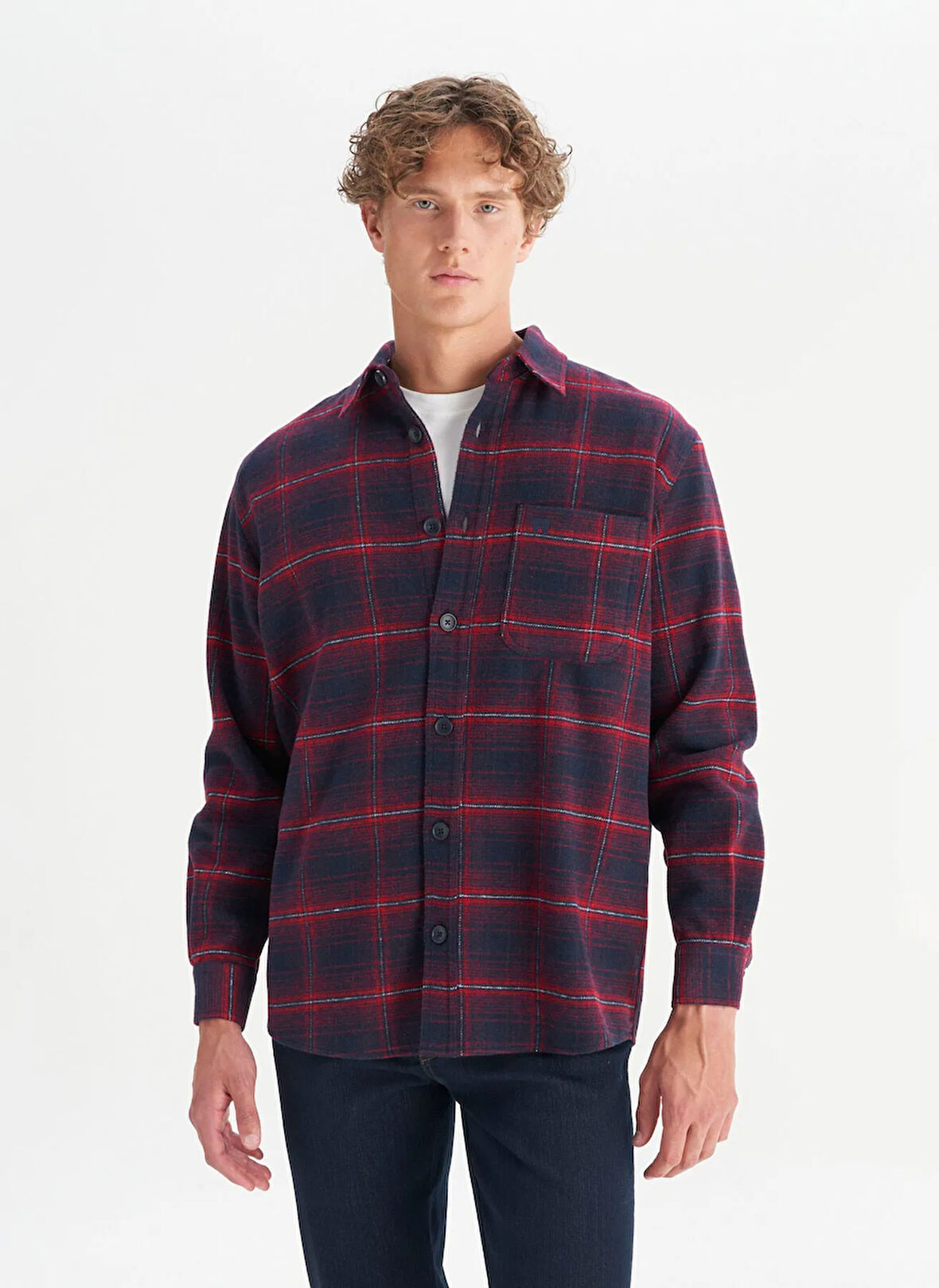 Wrangler Regular Fit Lacivert Erkek Gömlek W2520067410 Lacivert Gömlek