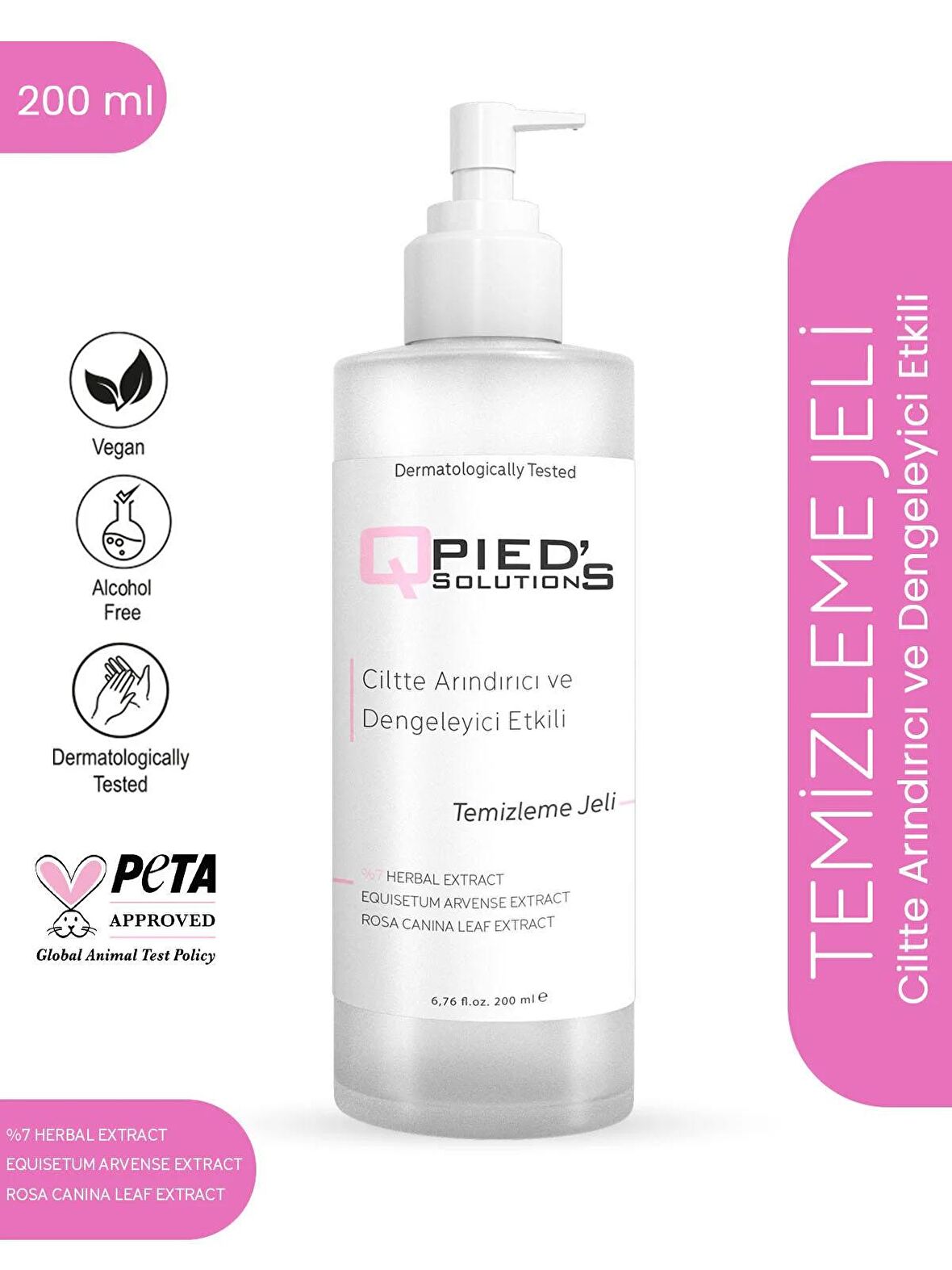 Ciltte Arındırıcı ve Dengeleyici Etkili 200 ml