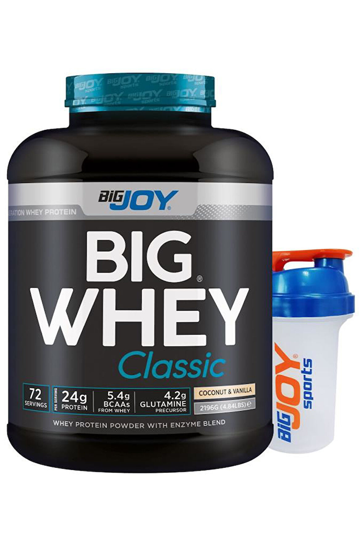 Bigjoy Sports Big Whey Classic Whey Protein Hindistan Cevizi - Vanilya 72 Servis 2196gr Protein Tozu