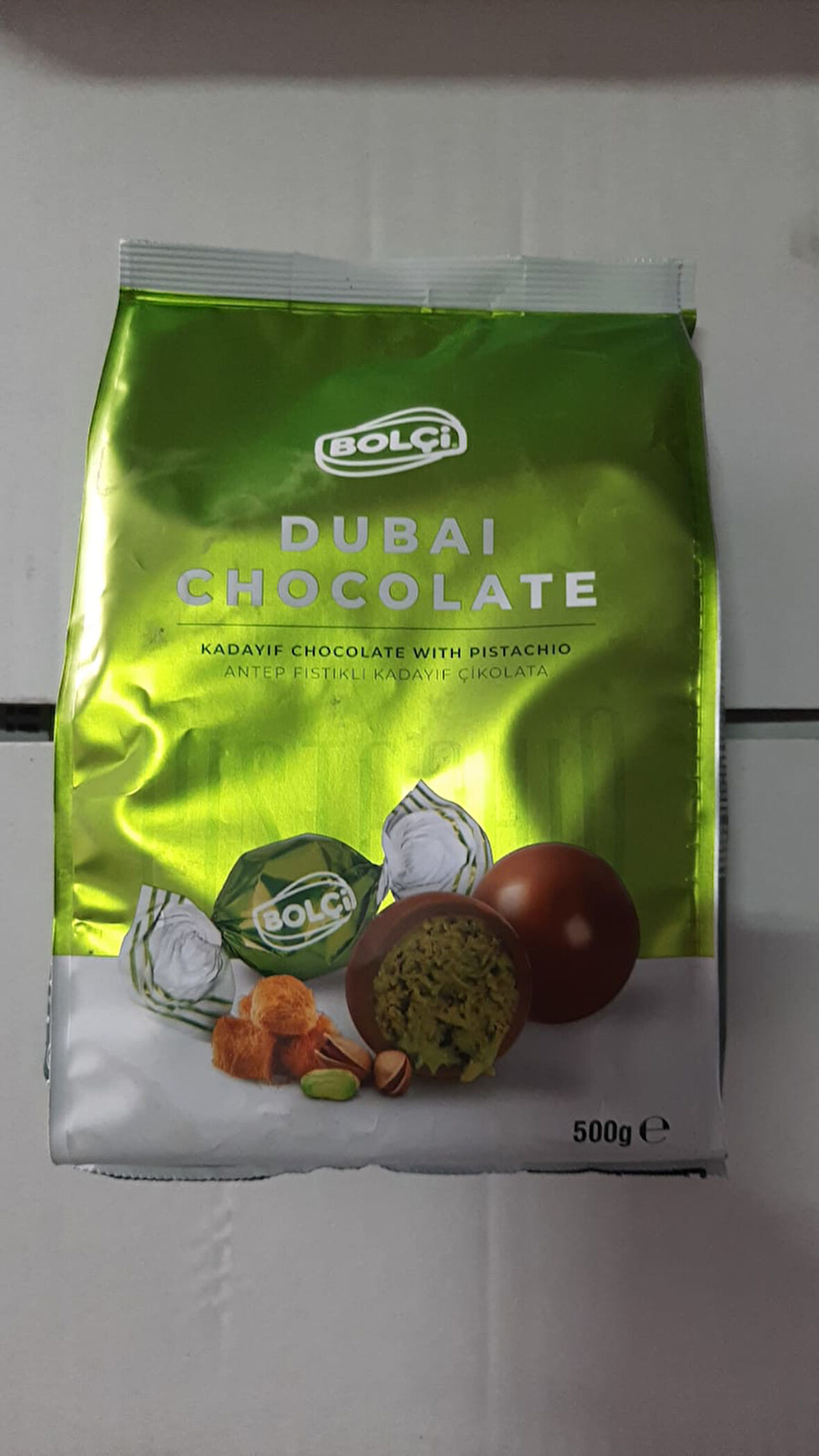 BOLÇİ DUBAİ ÇİK.FIS.KADAYIF DOL.SÜT.ÇİK.500 GR 
