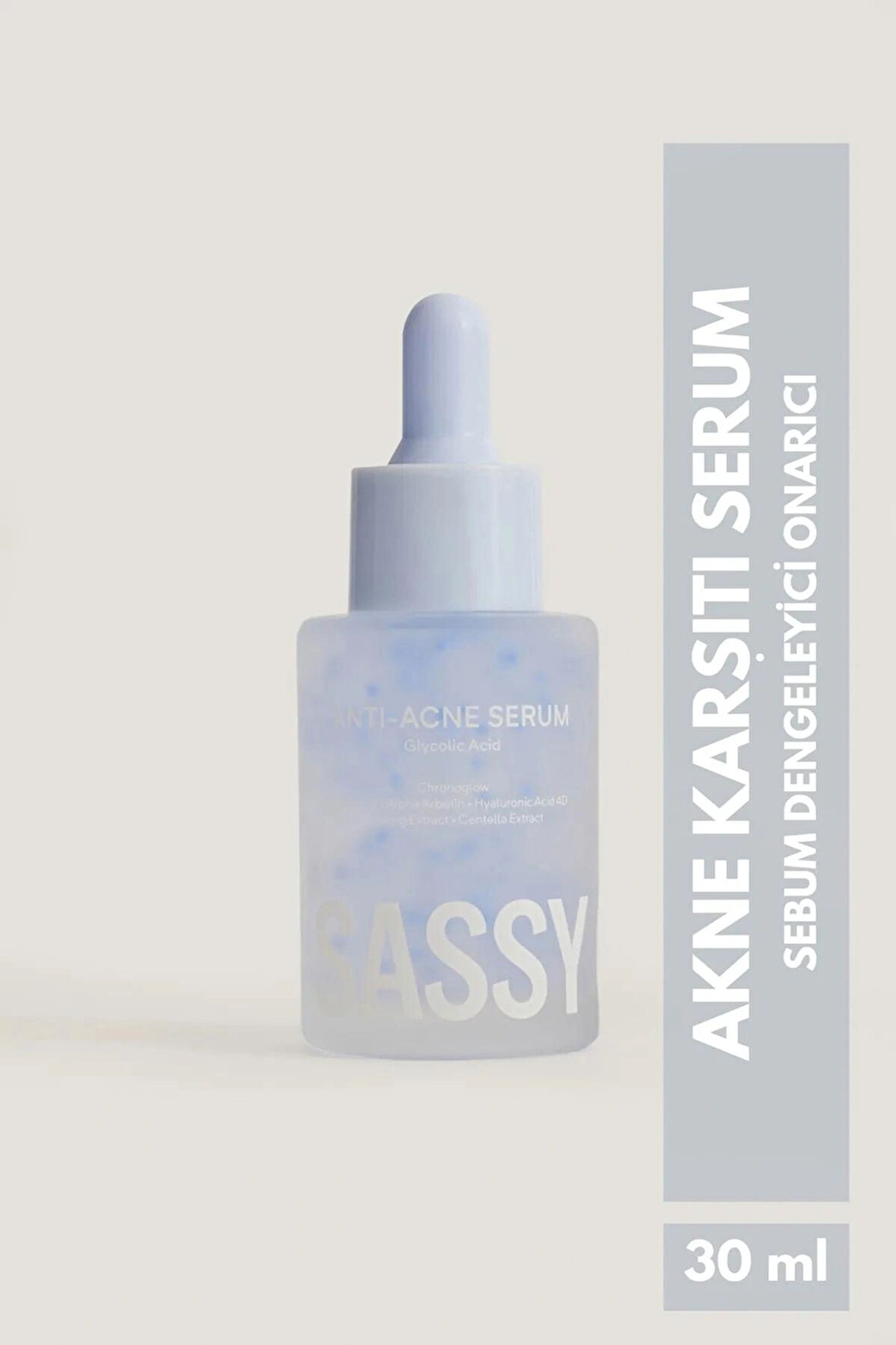 Sassy Go Anti-acne Sebum Dengeleyici Gözenek Karşıtı Serum ( Arbutin & Glycolic Acid ) 30ml