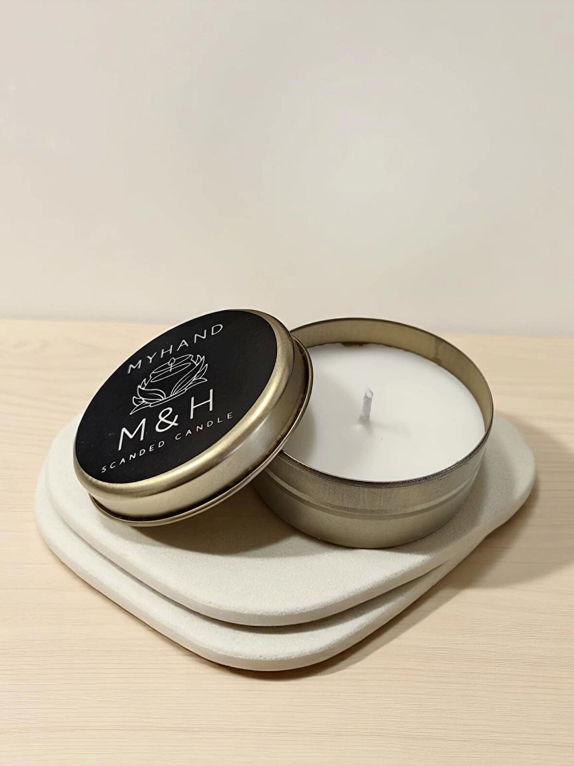 MyHand Soyawax Gold Teneke Lady Musk Esans Kokulu Mum 60 Gr