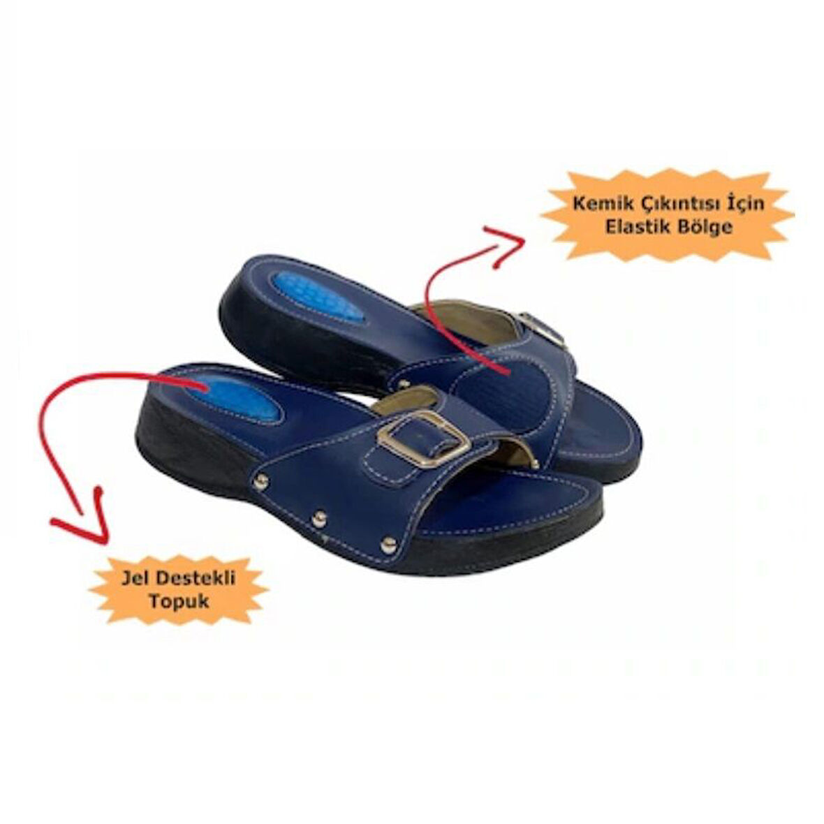 Medikalcim Halluks Valgus-Topuk Dikeni Kemik Çıkıntısı Terlik 38 NUMARA