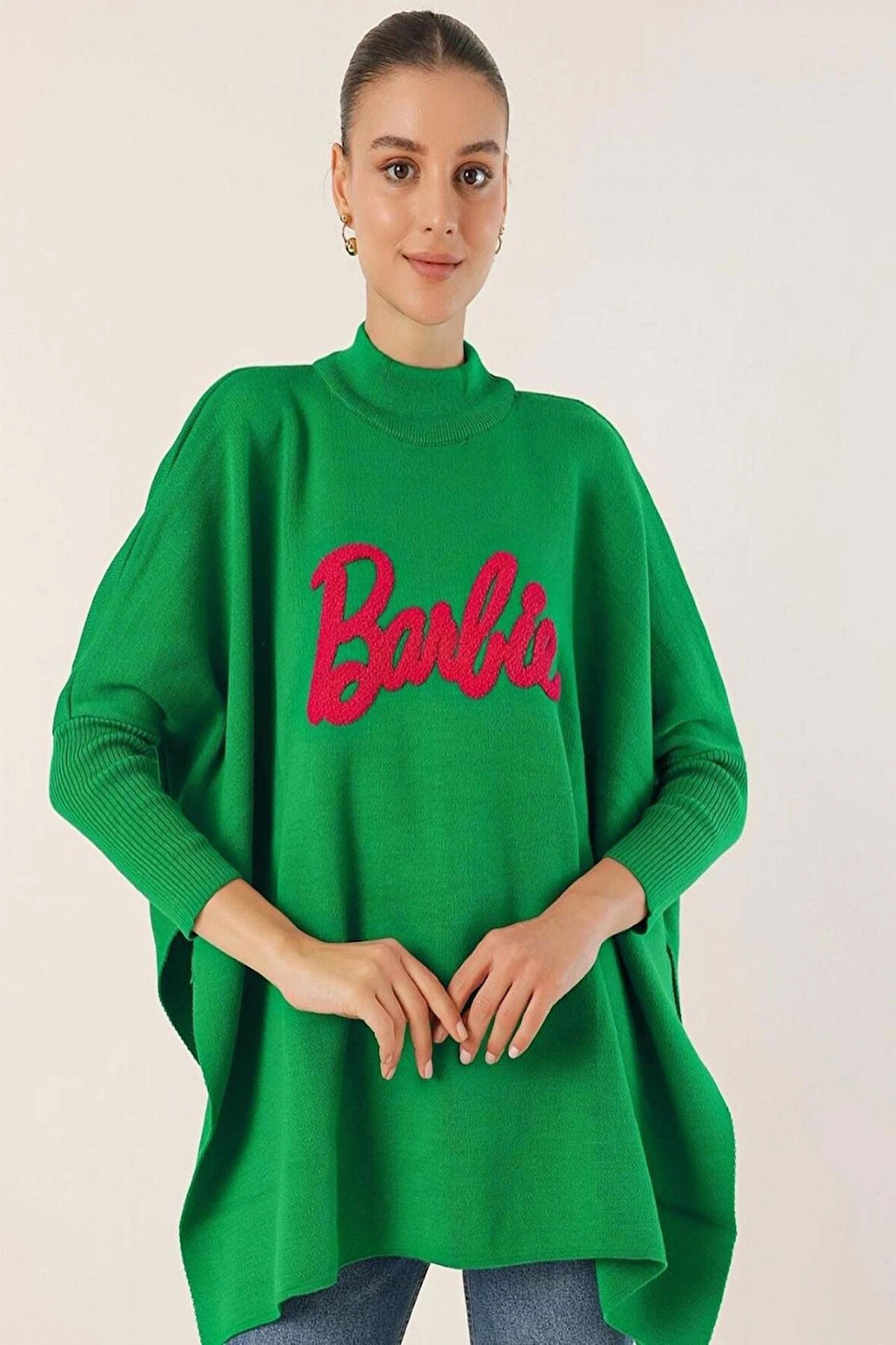 BARBİ TRİKO SATANDART BEDEN PANÇO