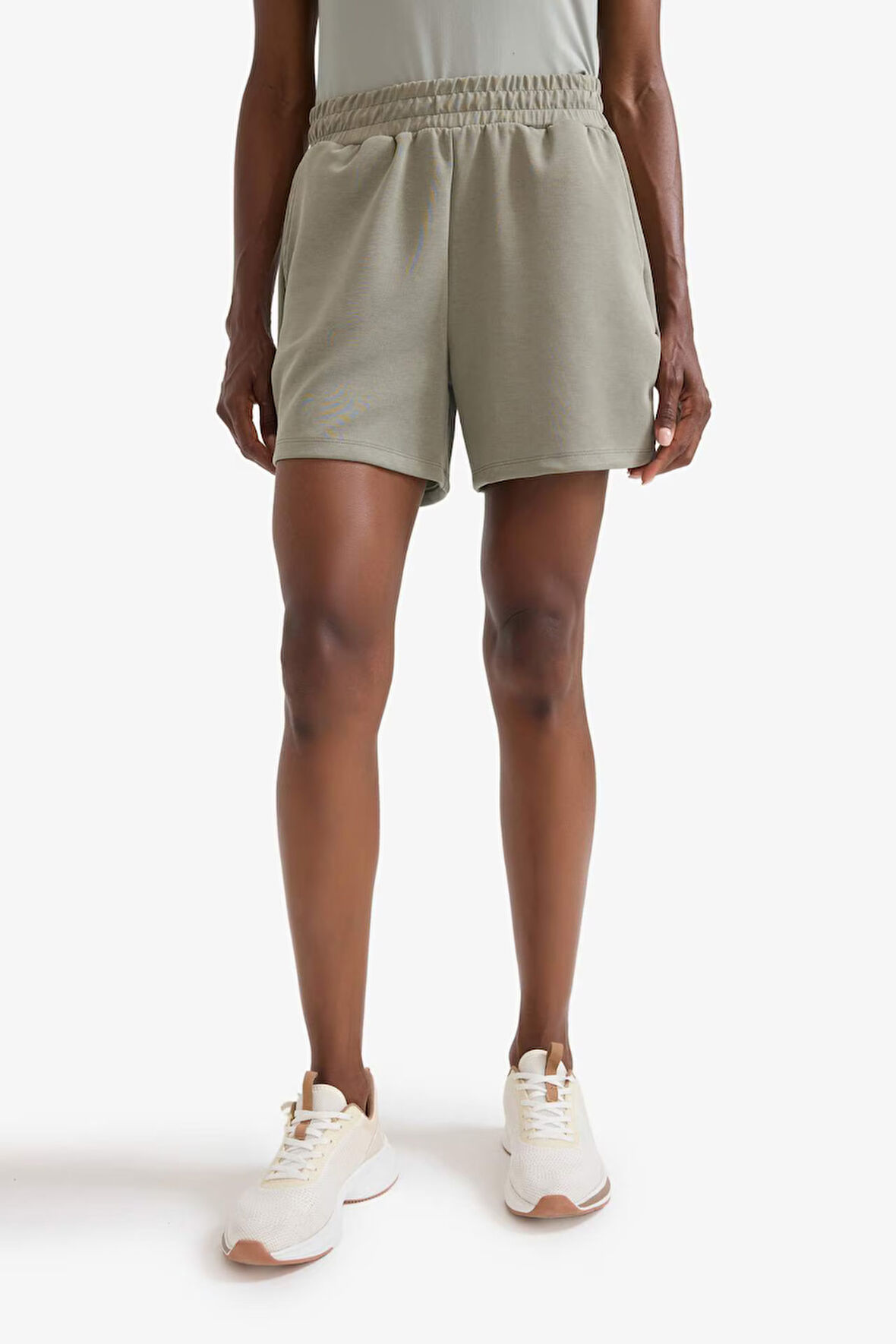 DeFactoFit Standart Fit Sporcu Kısa Paça Modal Şort