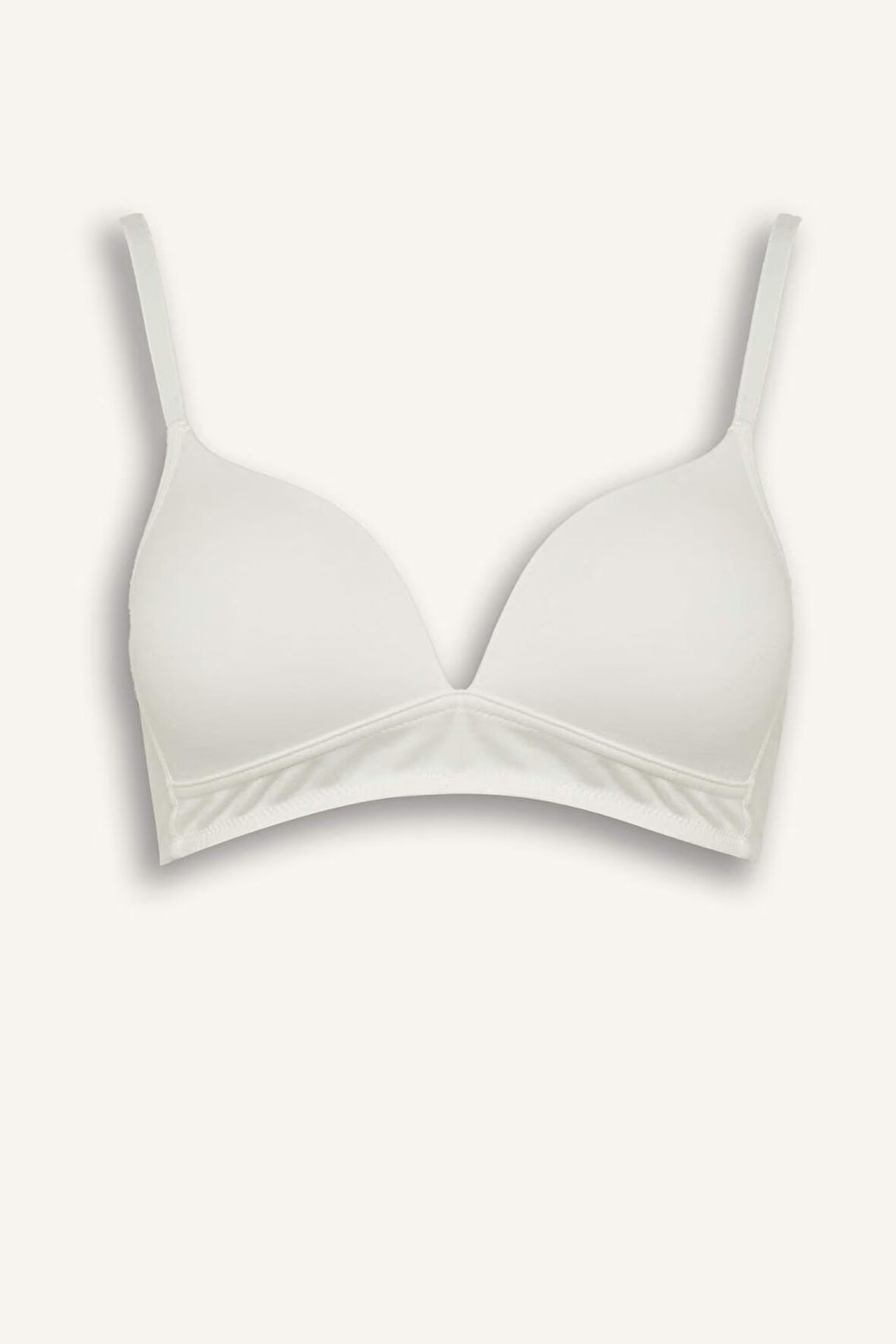 Dantel Detaylı Pamuklu Kaplı Pedli Balensiz Bra  Fall in Love