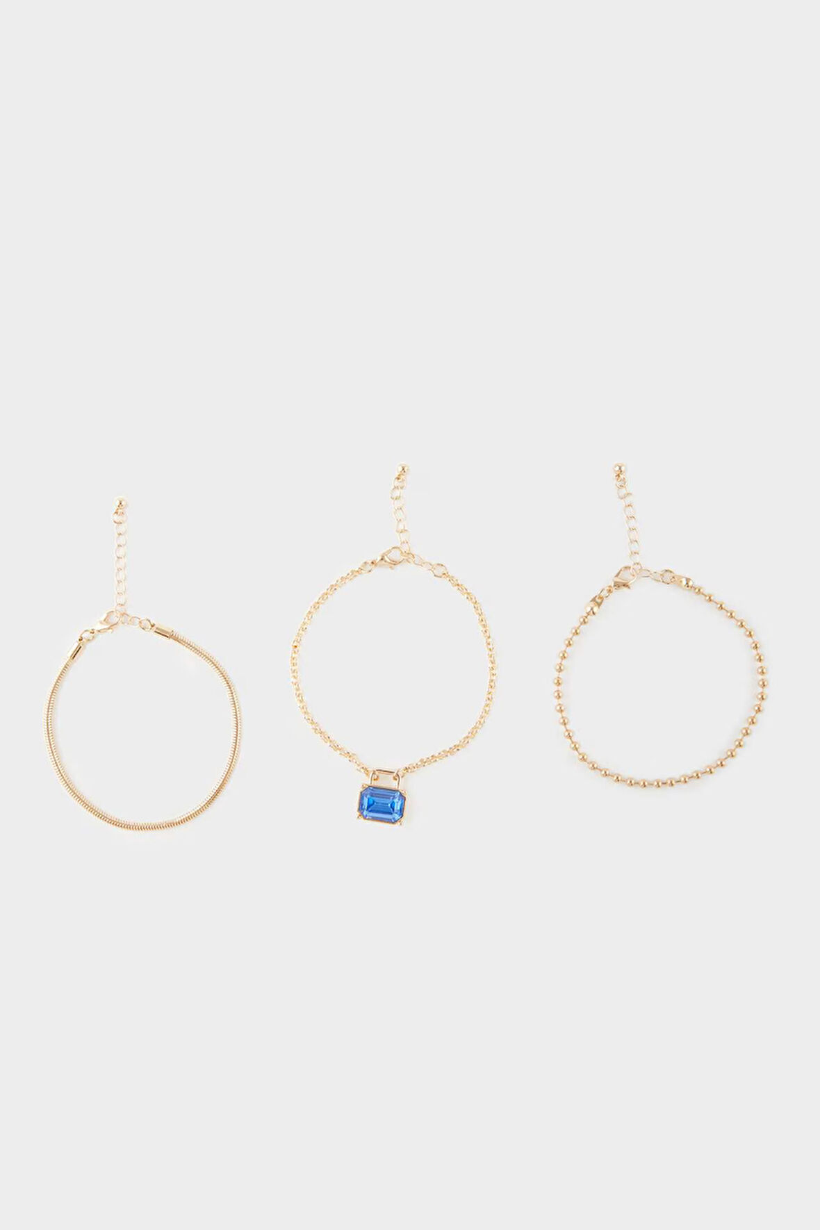 Kadın 3'lü Gold Bileklik