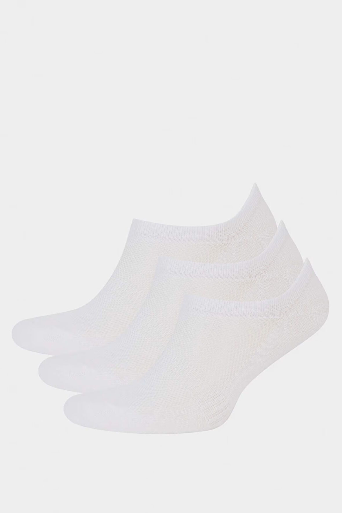 Kadın 3'lü Pamuklu Sneaker Çorap