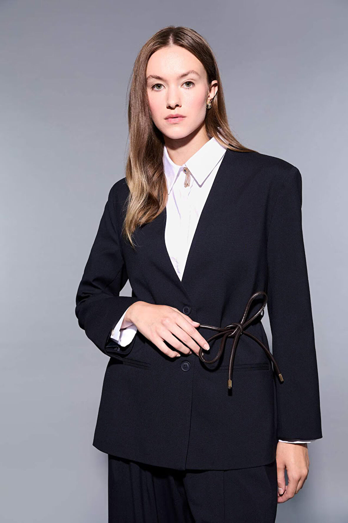Regular Fit Ceket Yaka Blazer Ceket