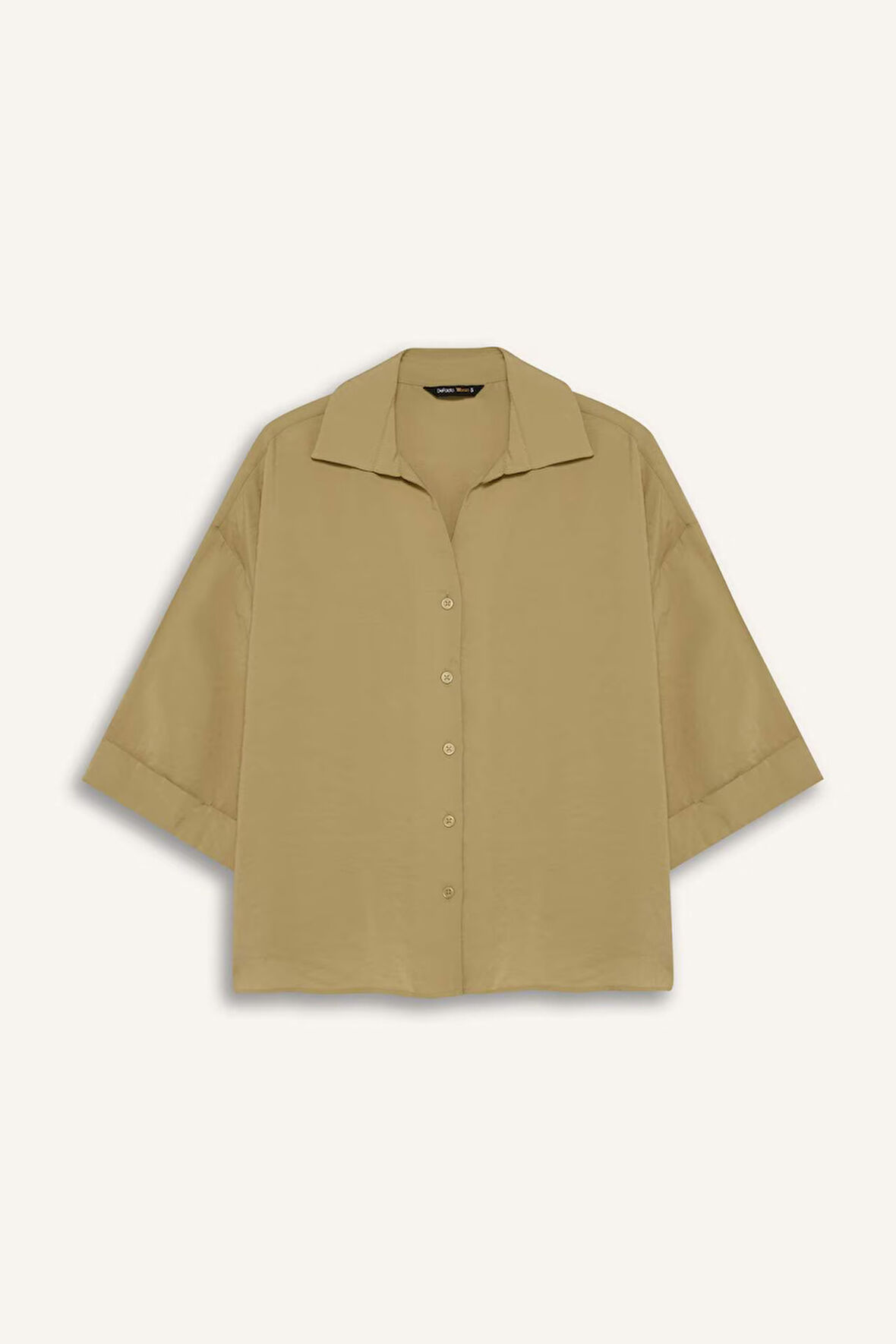 Oversize Geniş Kalıp Modal Uzun Kollu Gömlek