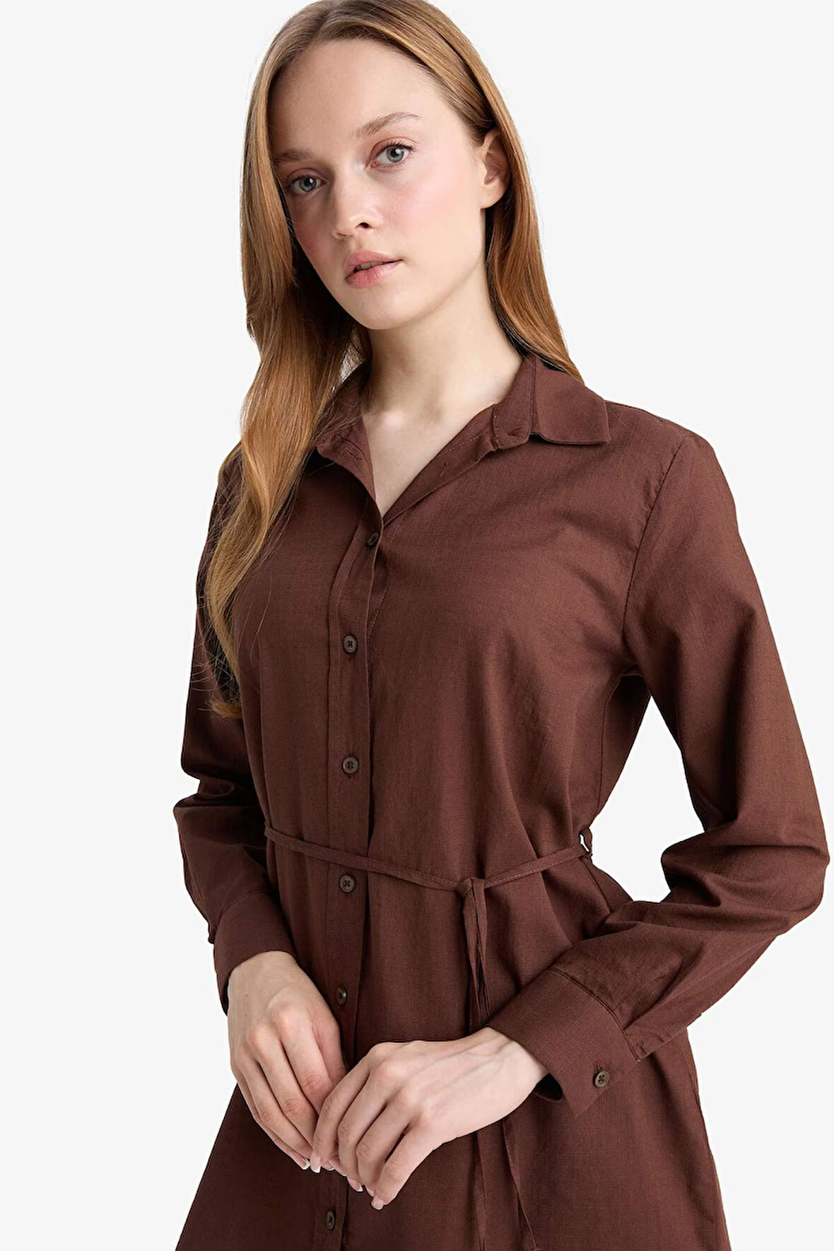 Regular Fit Poplin Uzun Kollu Tunik