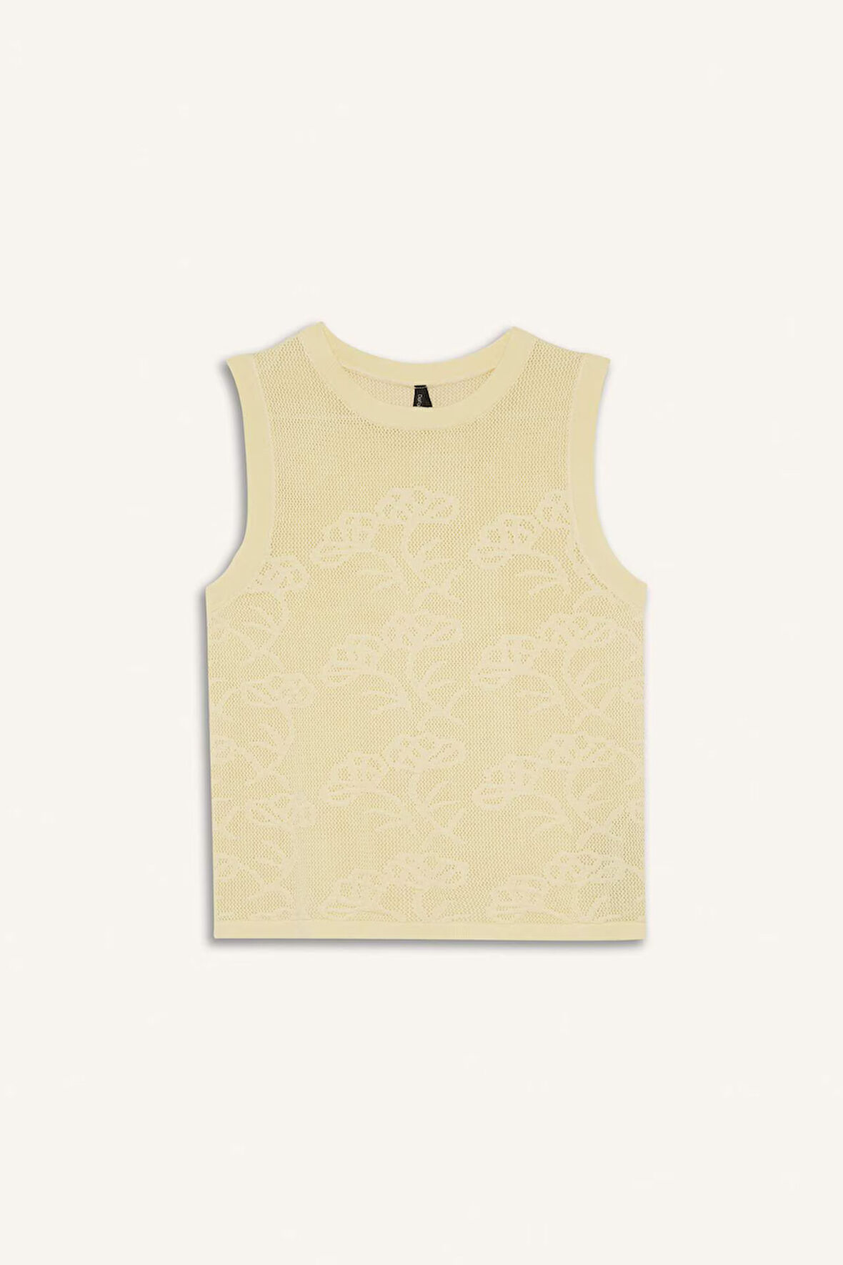 Regular Fit Ajurlu Jakarlı Atlet