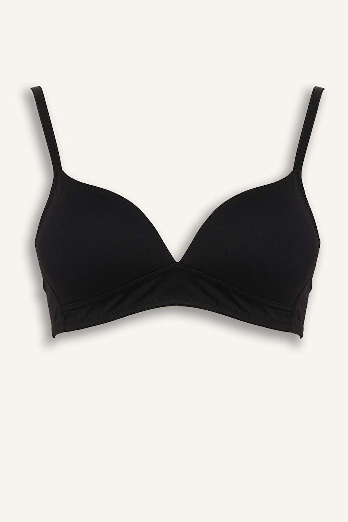 Dantel Detaylı Pamuklu Kaplı Pedli Balensiz Bra  Fall in Love