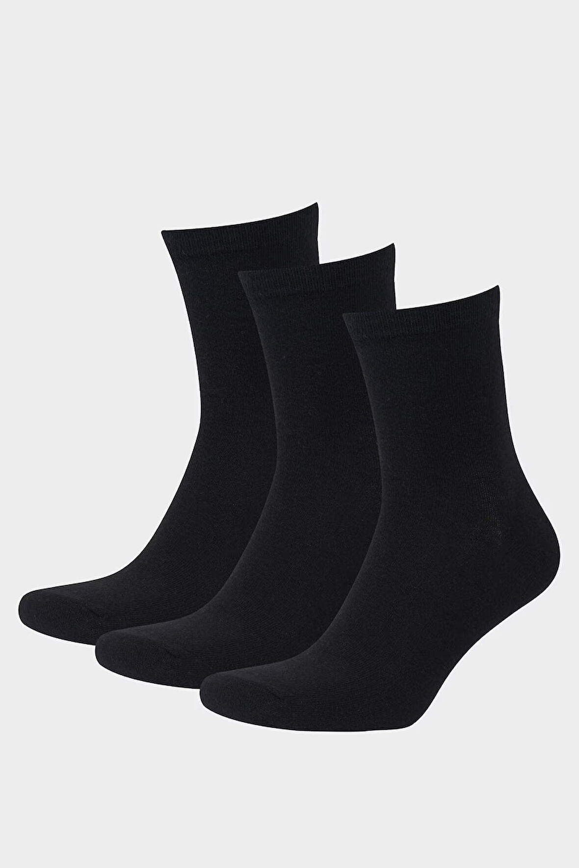 Erkek 3'lü Pamuklu Sneaker Çorap