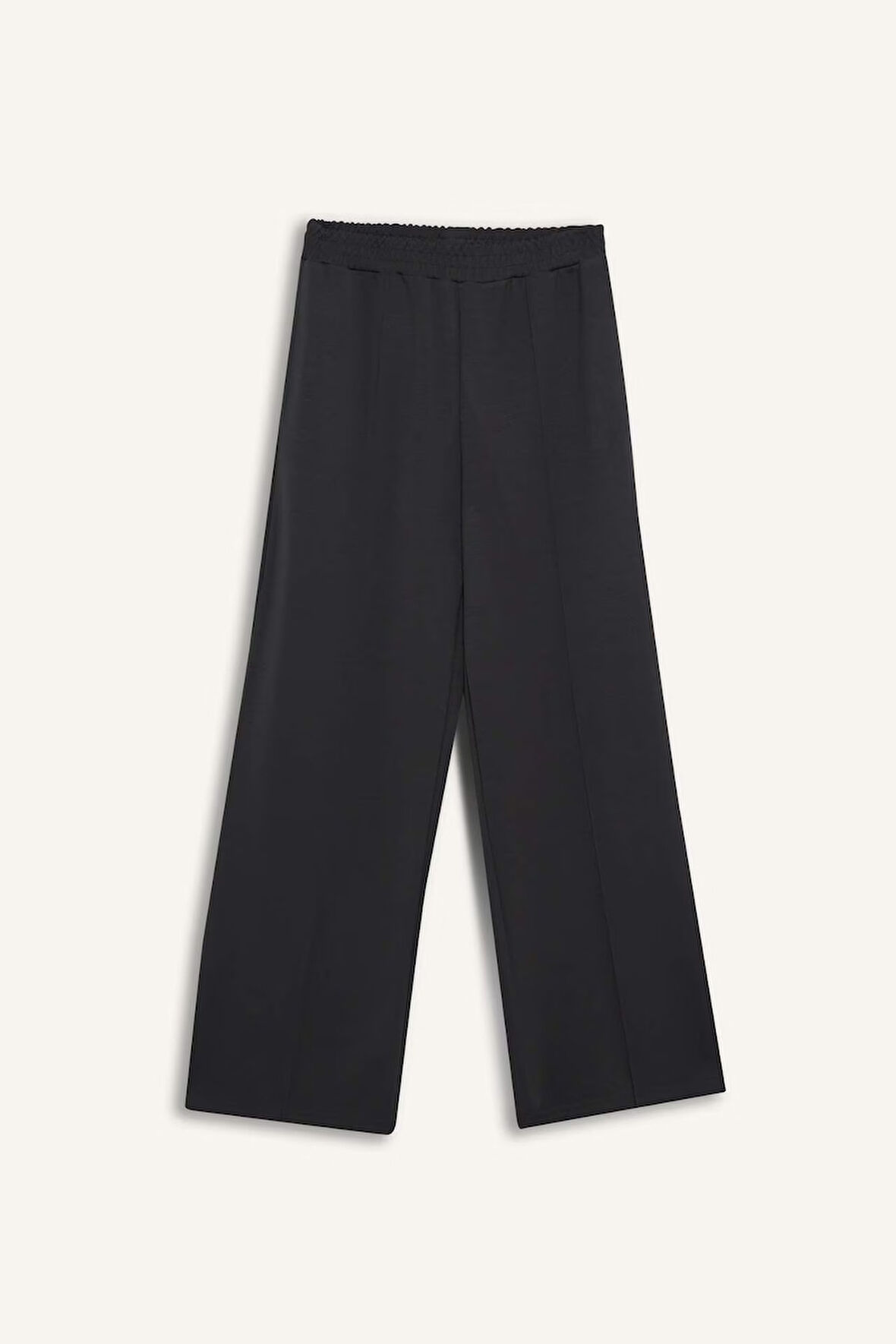 Modal Nervürlü Geniş Paça Eşofman Altı-Fall in Love Loungewear