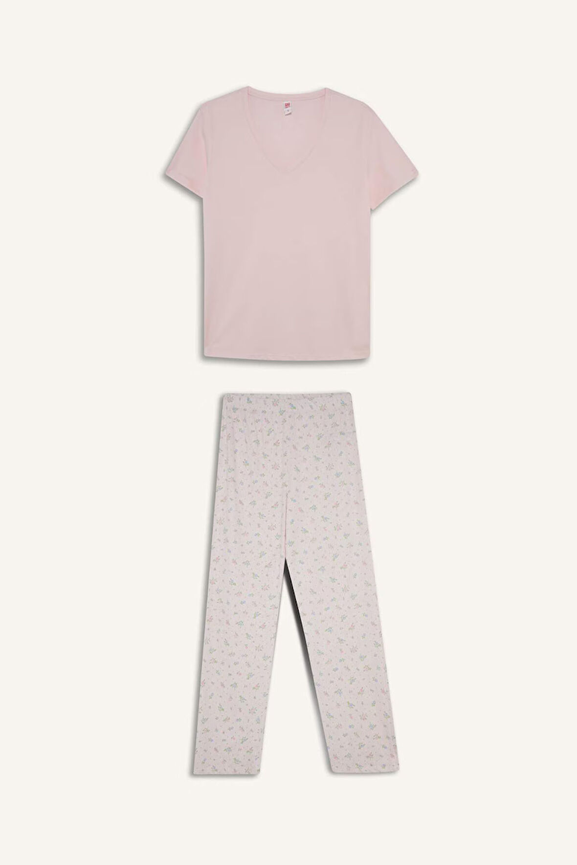 Regular Fit Kısa Kollu 2'li Takım Fall in Love