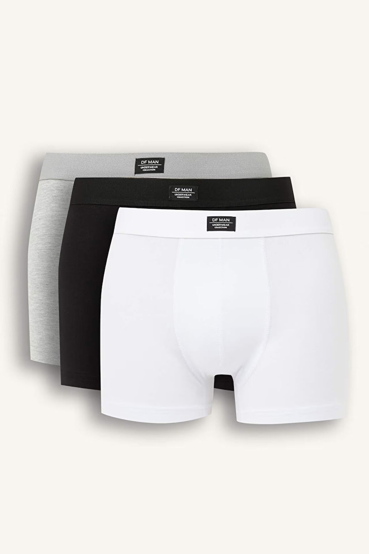 Regular Fit 3'lü Boxer