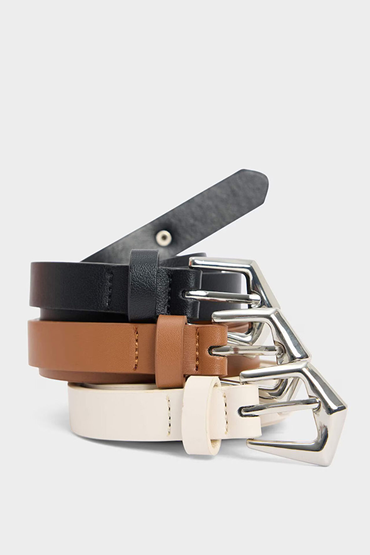 Kadın Suni Deri 3'lü Günlük Kemer