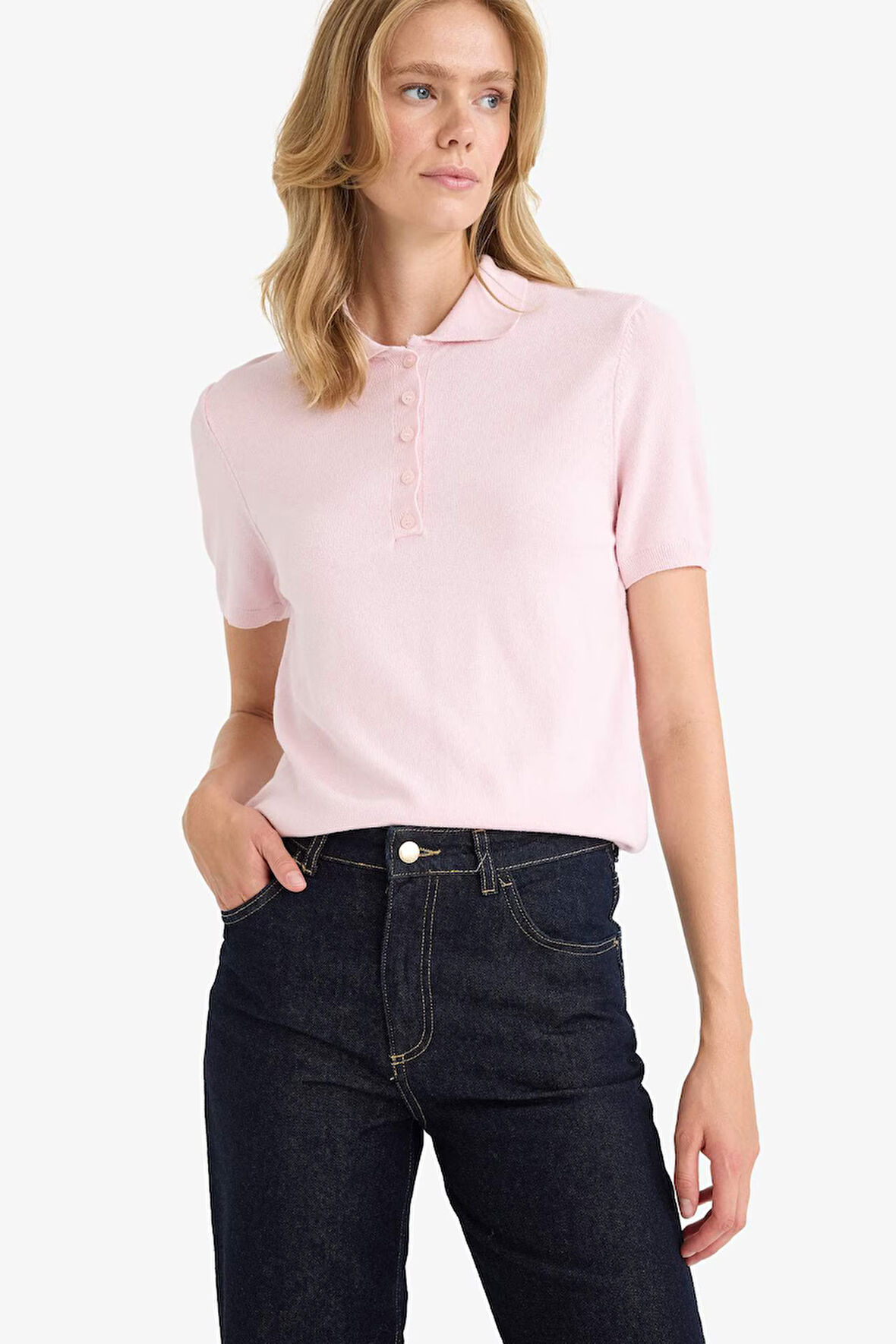 Fitted Polo Yaka Kazak