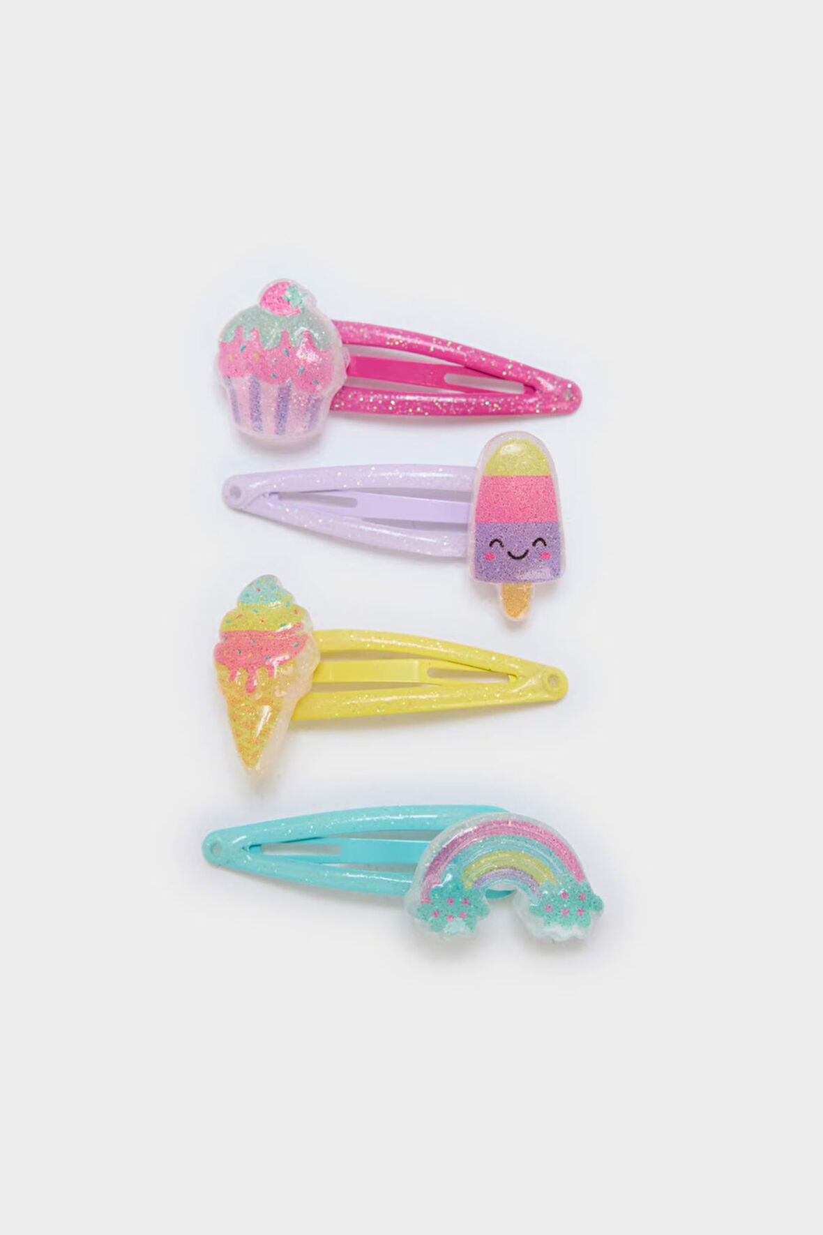 Kız Çocuk 4'lü Çıtçıtlı Toka