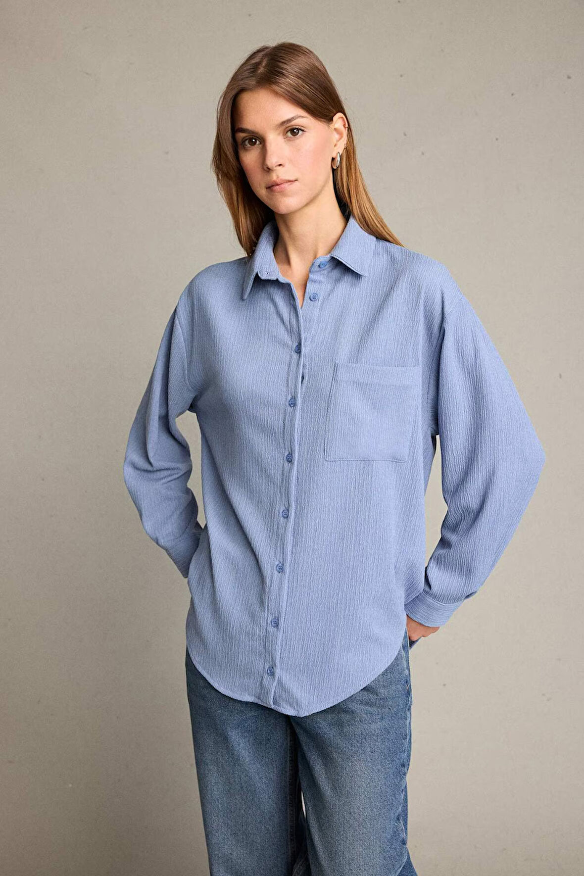 Regular Fit Uzun Kollu Gömlek 