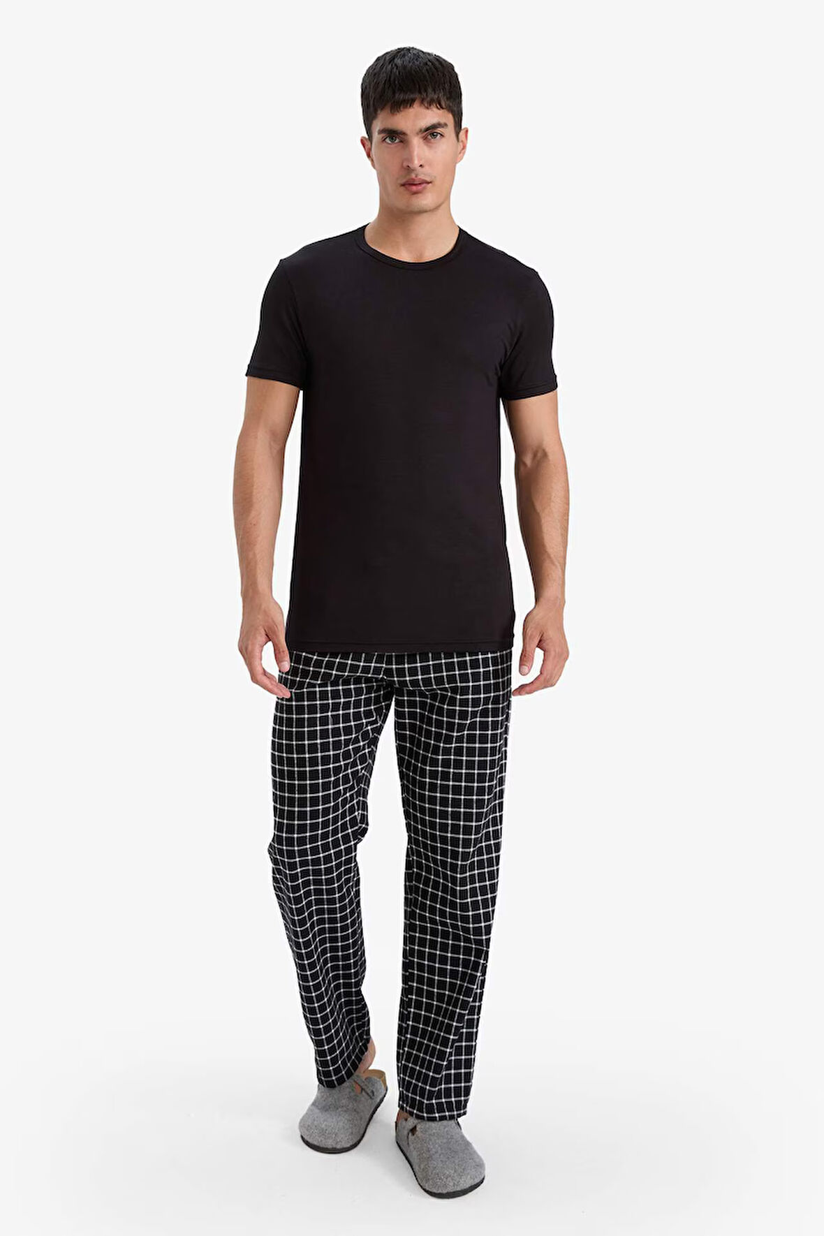 Regular Fit Cepli Uzun Boy Flanel Alt