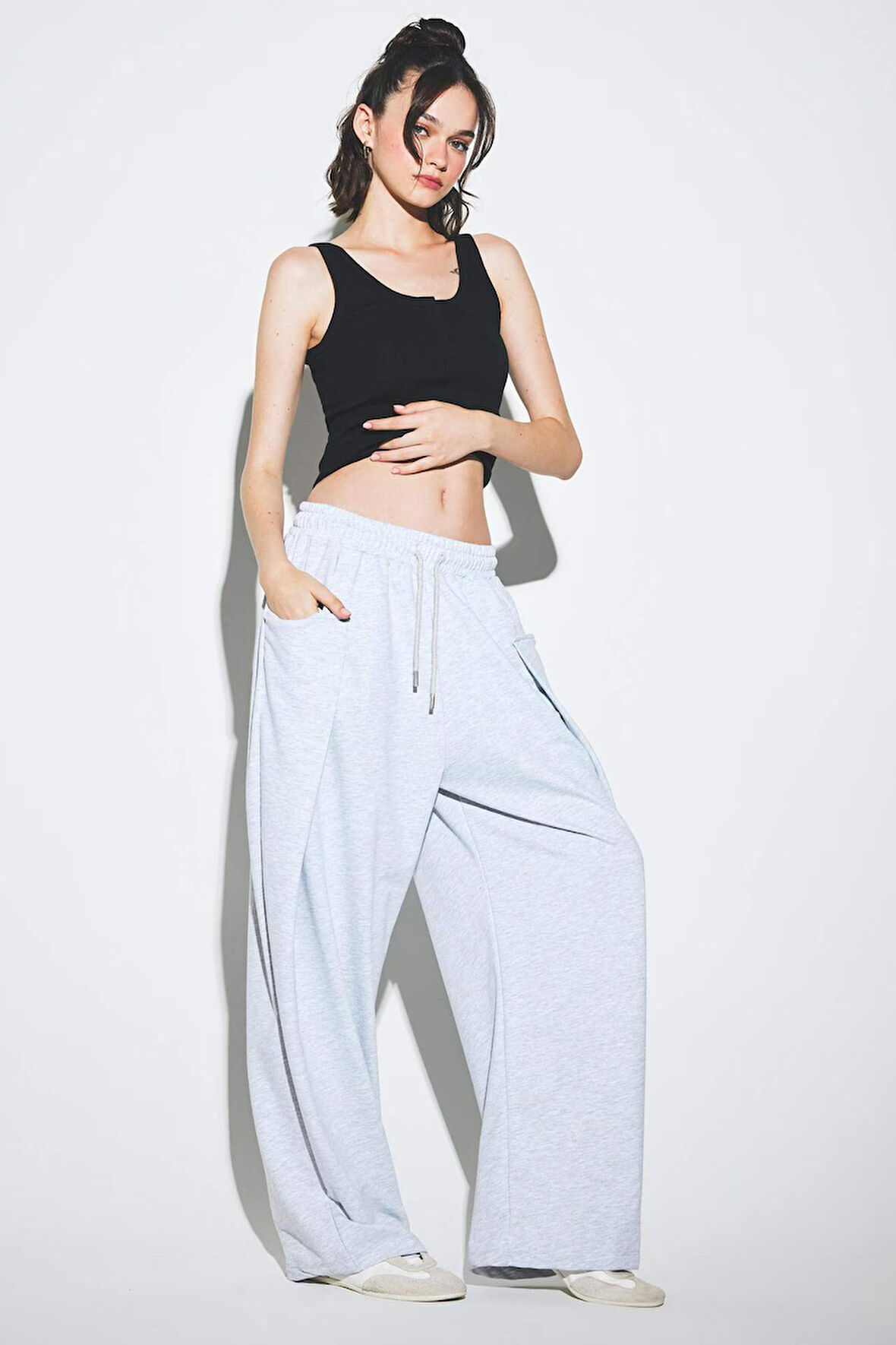 Coool Barrel Fit Kalın Kumaş Pantolon