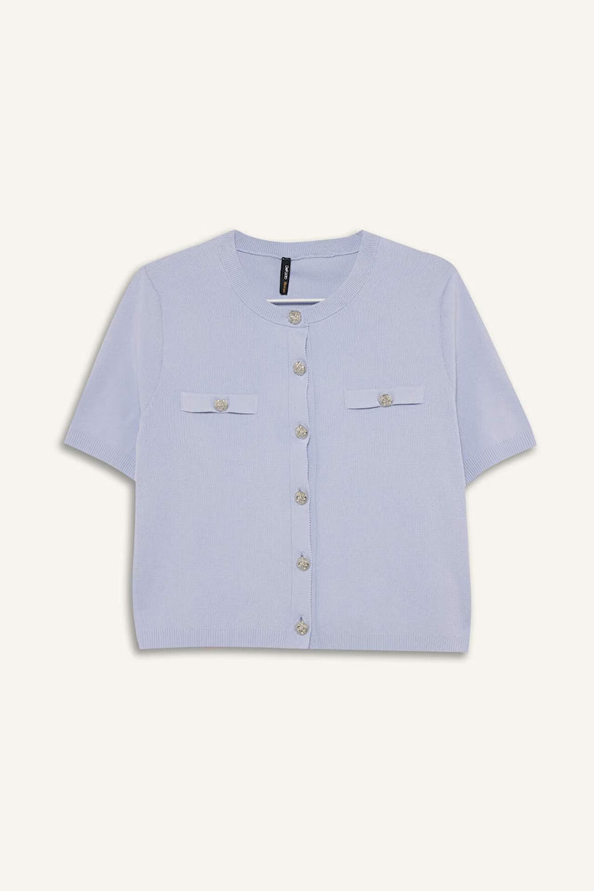 Regular Fit Bisiklet Yaka Triko Hırka