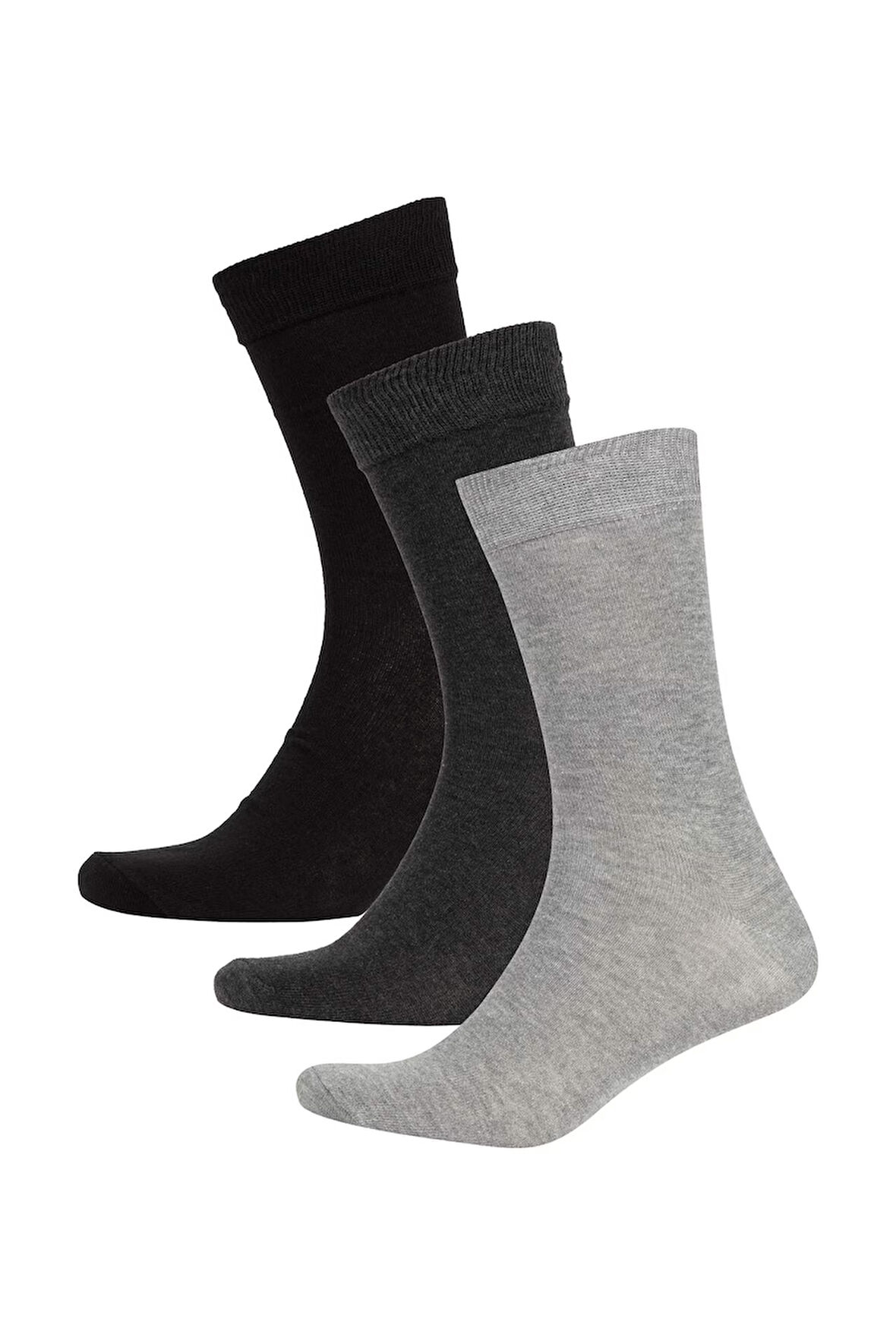 Erkek Pamuklu 3'lü Uzun Çorap