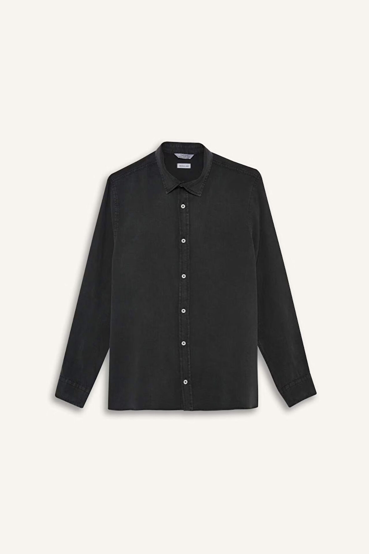 Regular Fit Twill Uzun Kollu Gömlek
