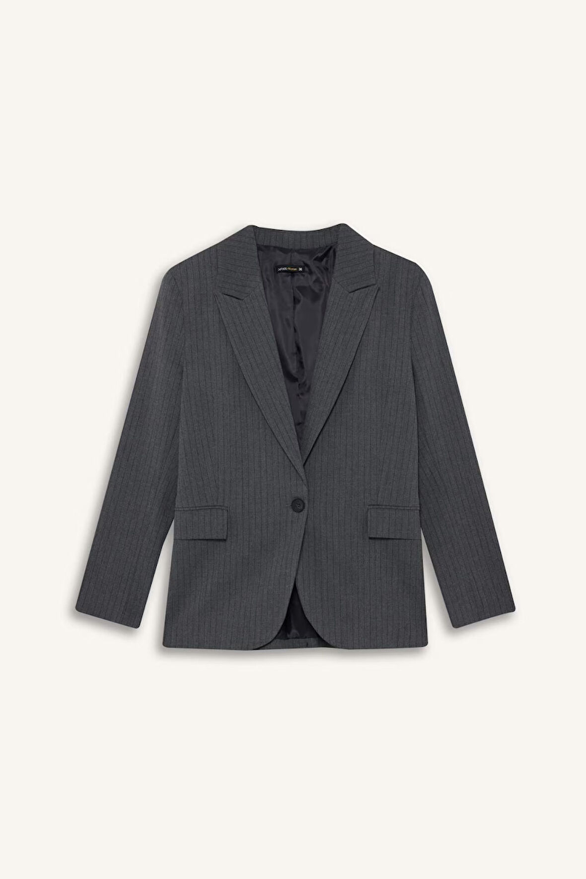 Regular Fit Ceket Yaka Blazer Ceket