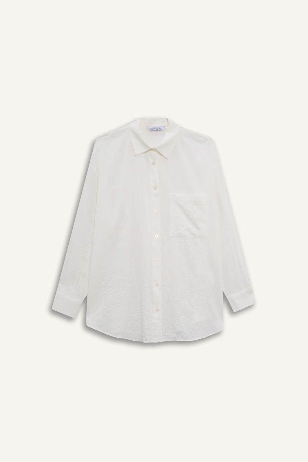 Oversize Geniş Kalıp Uzun Kollu Gömlek