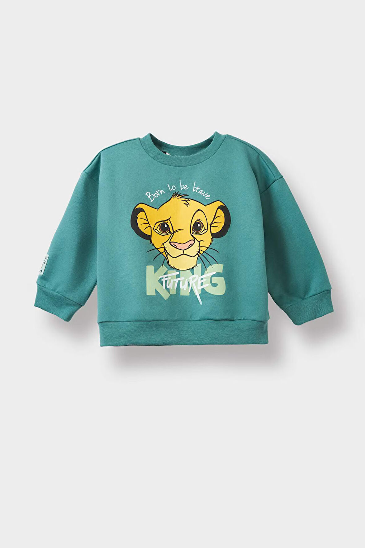 Erkek Bebek Disney Lion King Bisiklet Yaka Sweatshirt