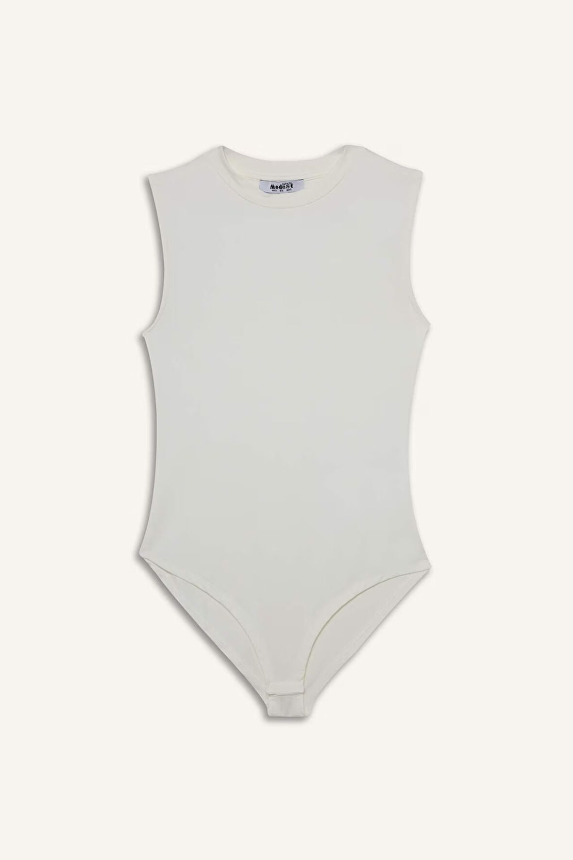 Slim Fit Dar Kesim Yarım Balıkçı Yaka Kolsuz Çıtçıtlı Body