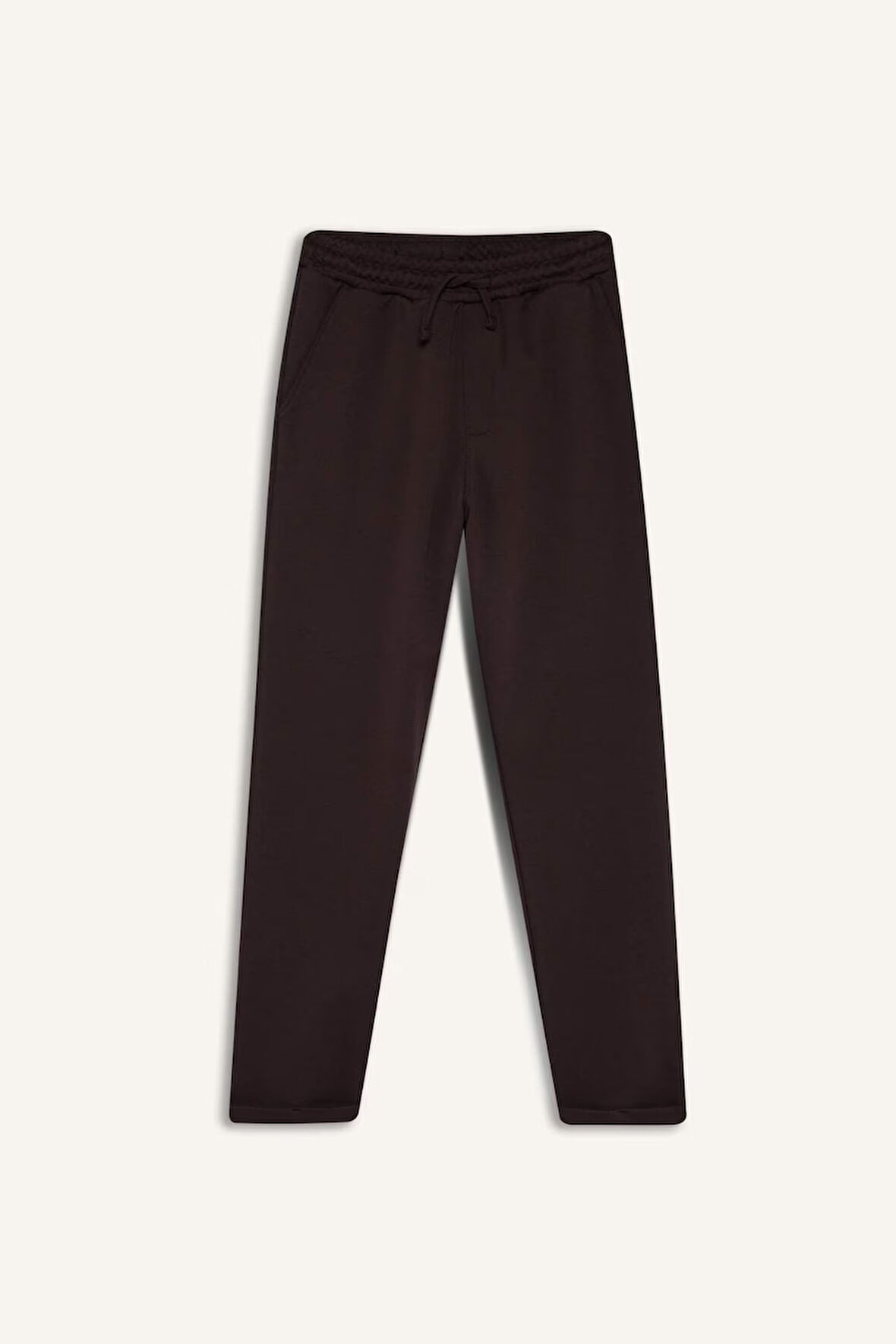 Erkek Çocuk Beli Lastikli Düz Paça Pike Eşofman Altı