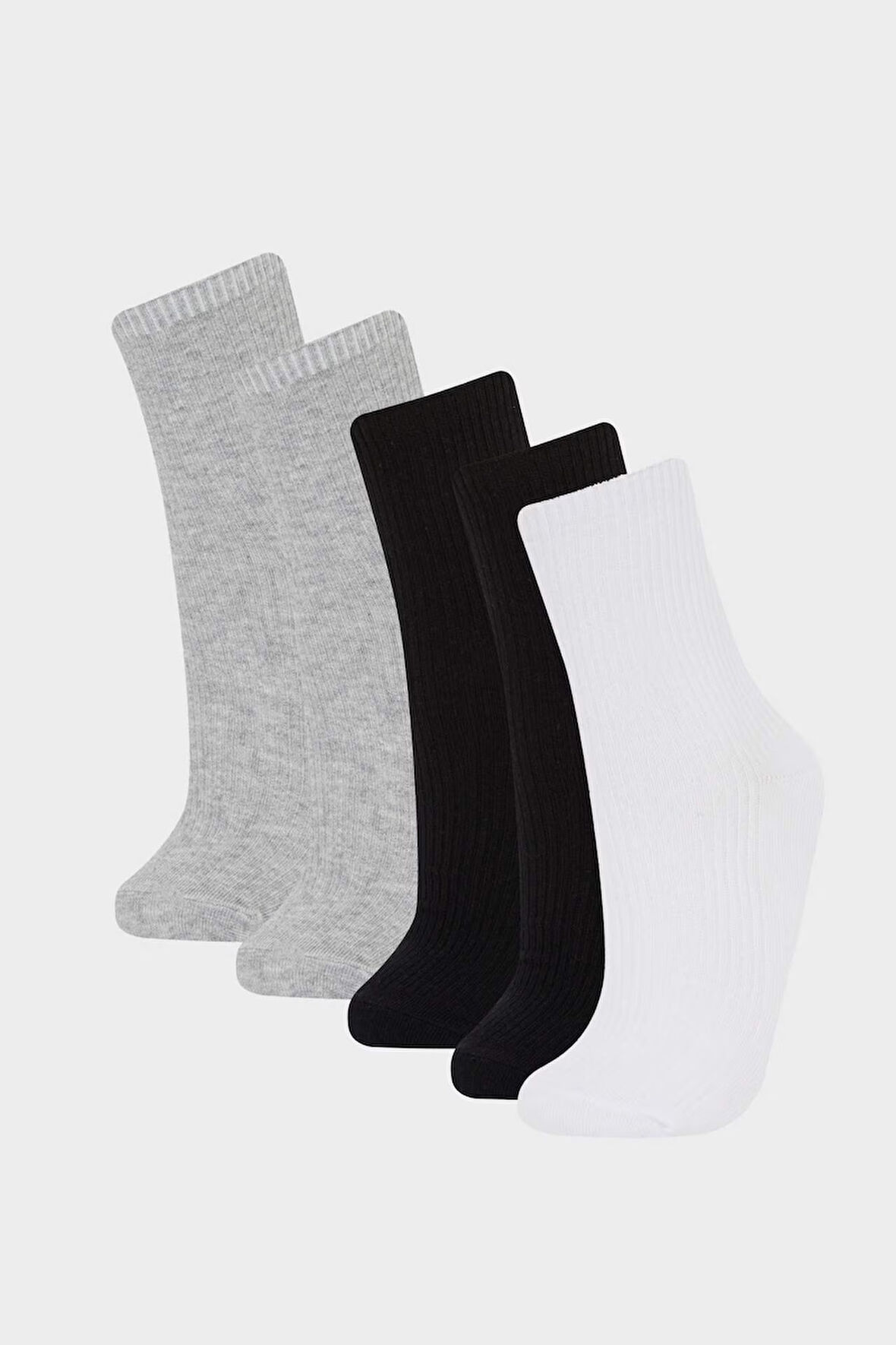 Erkek Çocuk 5'li Pamuklu Uzun Çorap