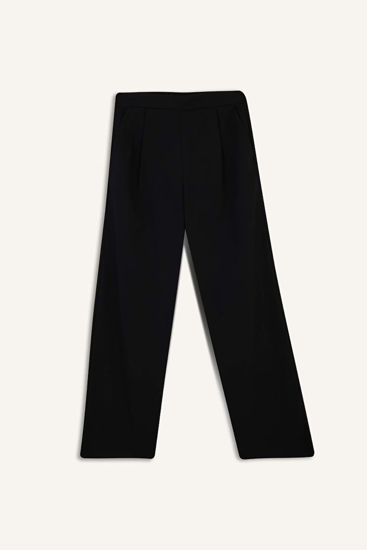 Regular Fit Cep Detaylı Geniş Paça Pantolon