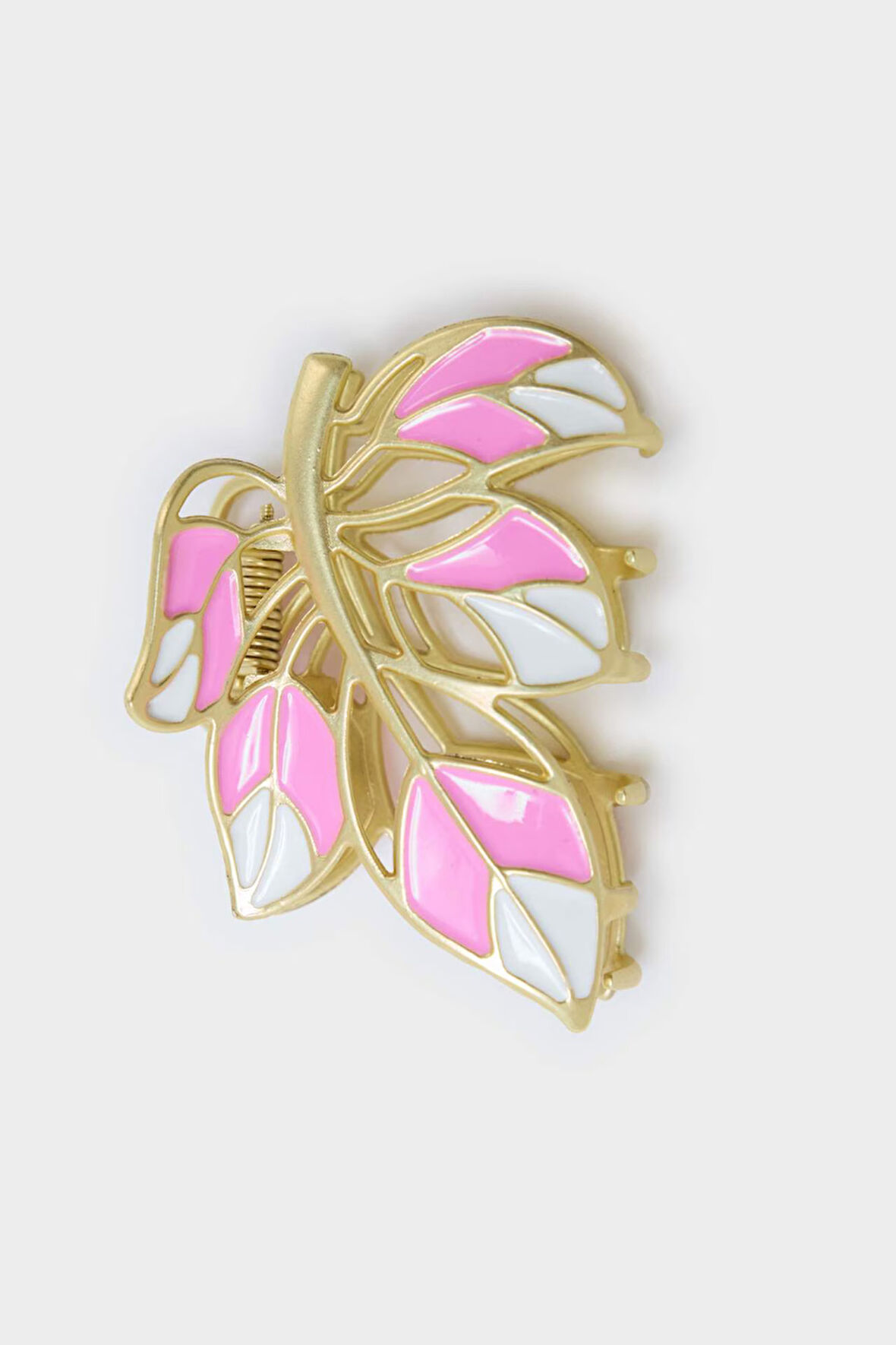 Kadın Yaprak Detaylı Mandal Toka