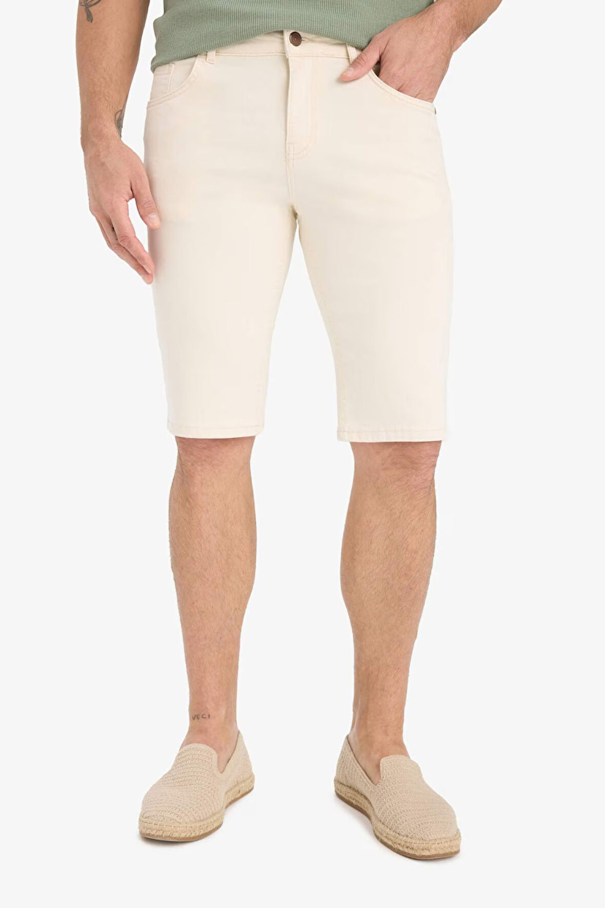 DeFacto Slim Fit Dar Kesim Jean Bermuda B0380AX25SMBG714