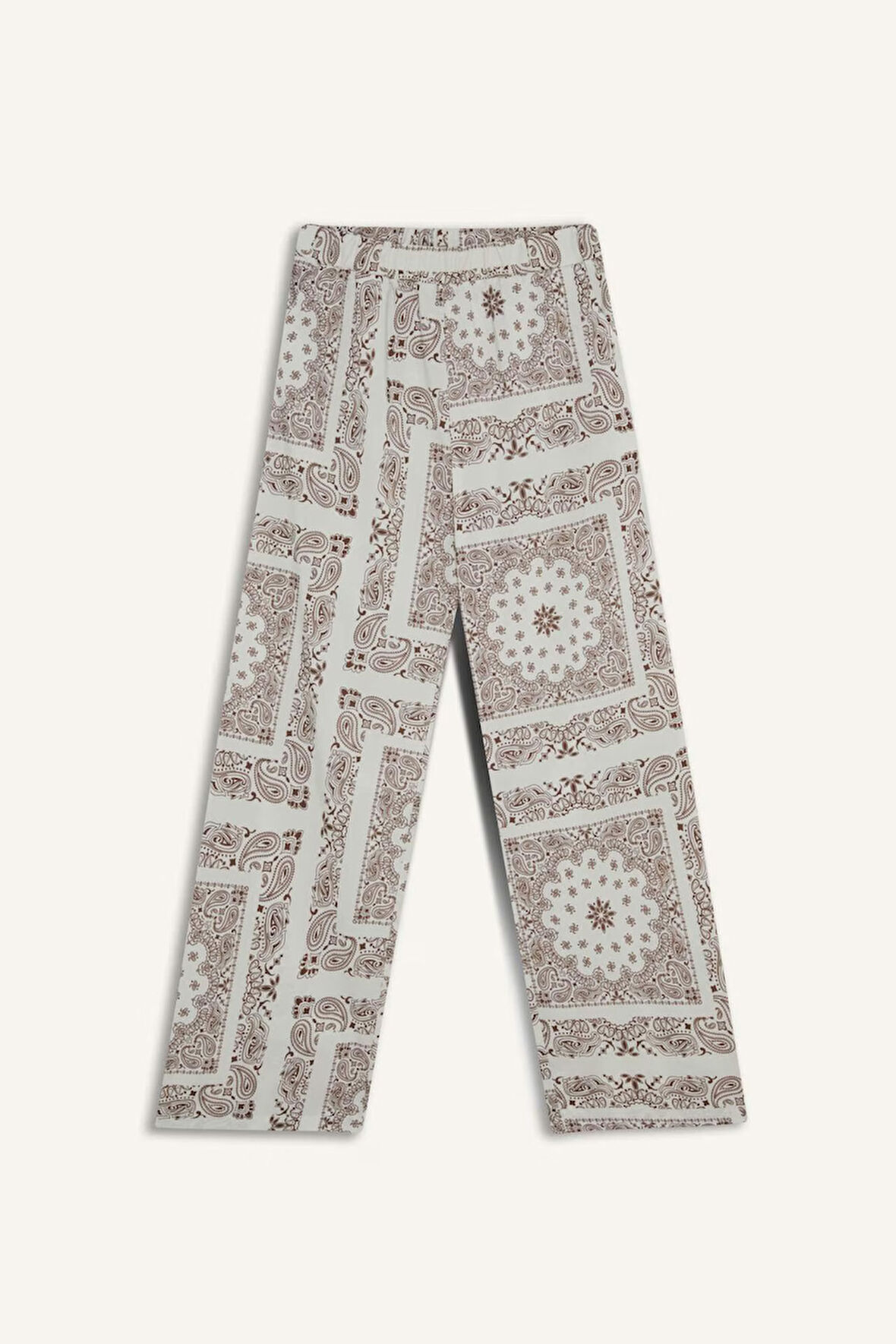 Regular Fit Şal Desenli Plaj Pantolonu-Fall in Love