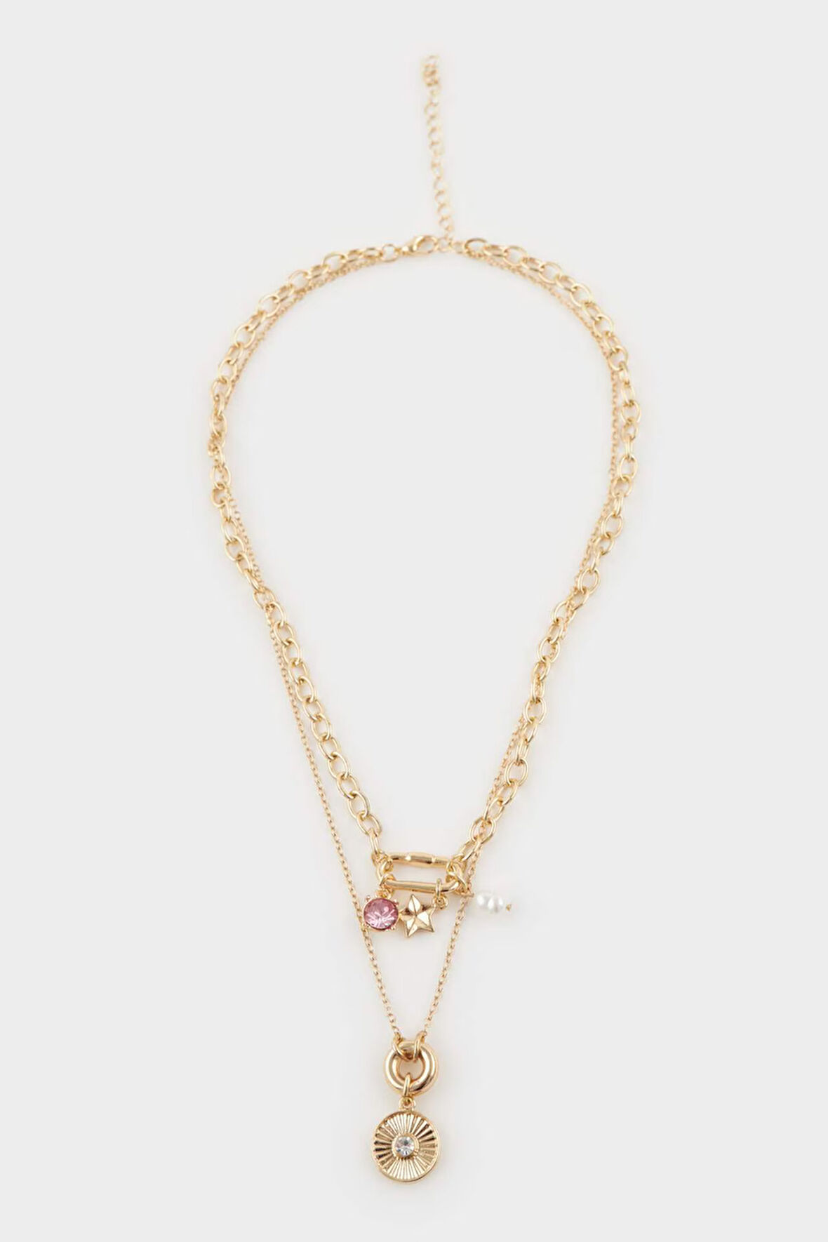 Kadın Gold Charmlı Kolye